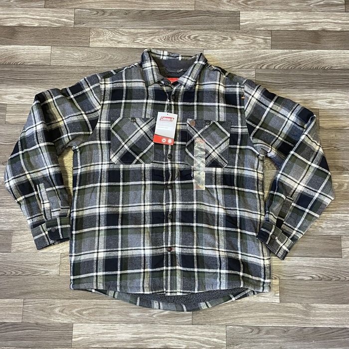 Coleman sherpa lined on sale flannel