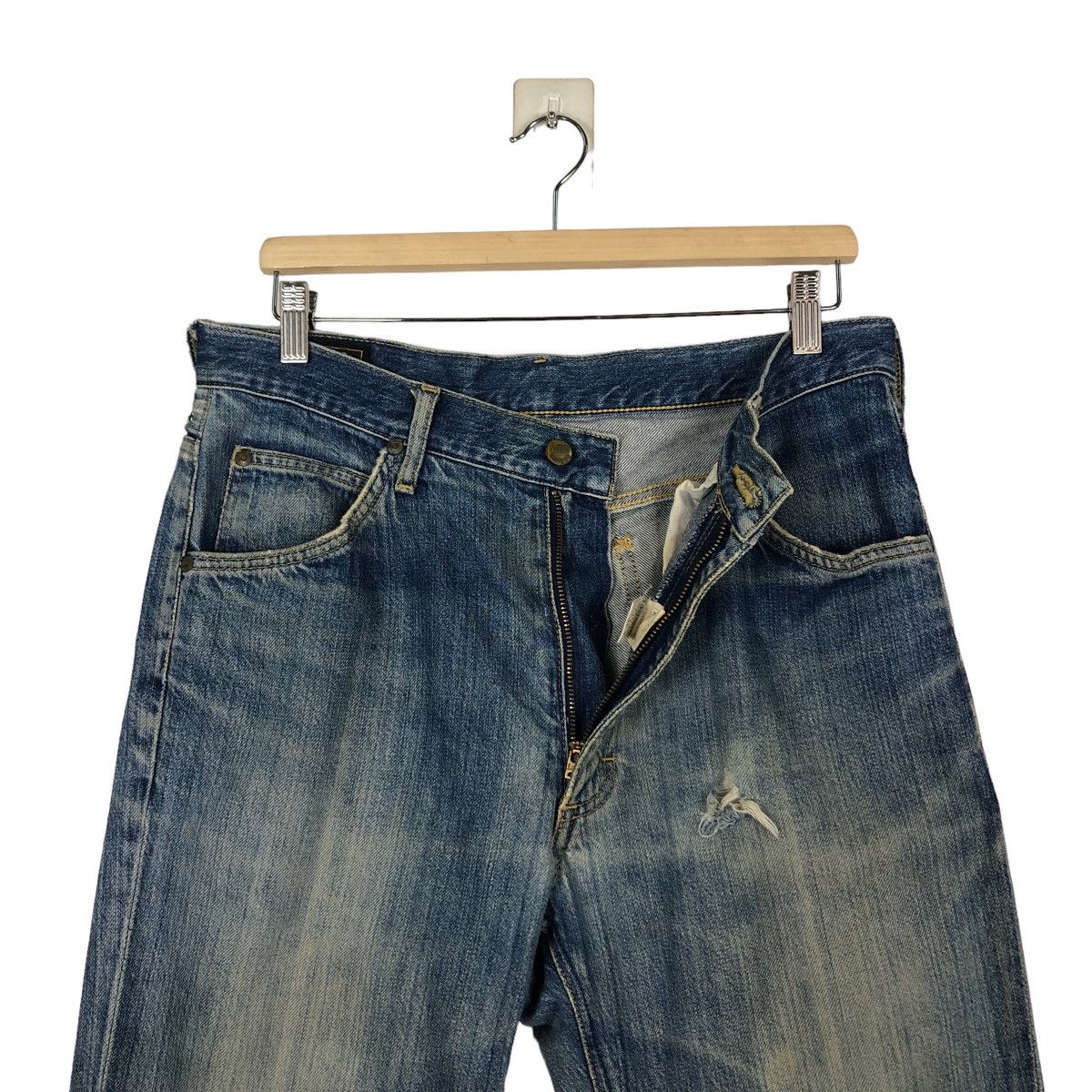 Japanese Brand 🔥Vintage Denim Jeans Lee Rider Biker Size US 32 / EU 48 - 16 Thumbnail