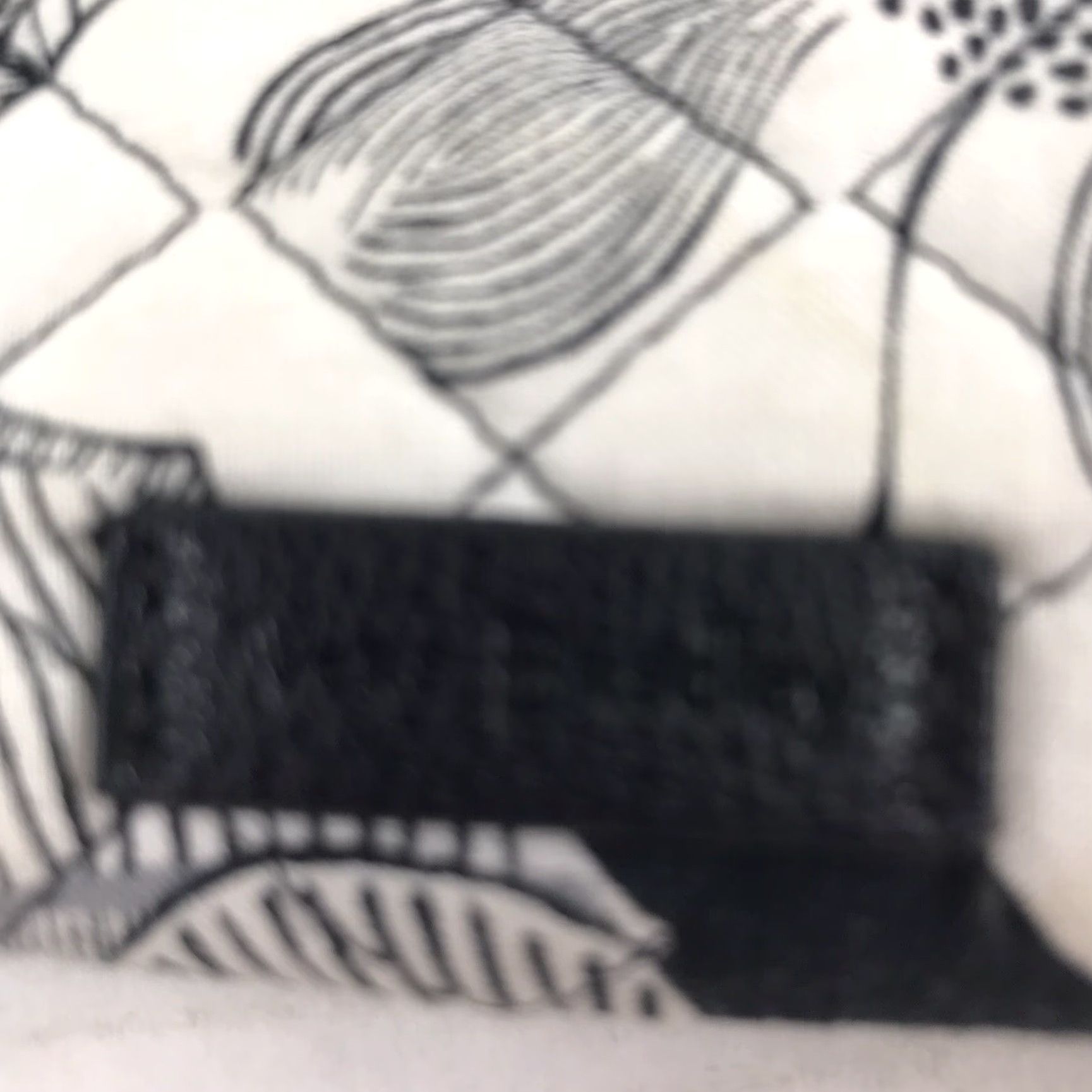 Vera Bradley Vera Bradley Black/White Floral Zip Around Wallet Size ONE SIZE - 2 Thumbnail