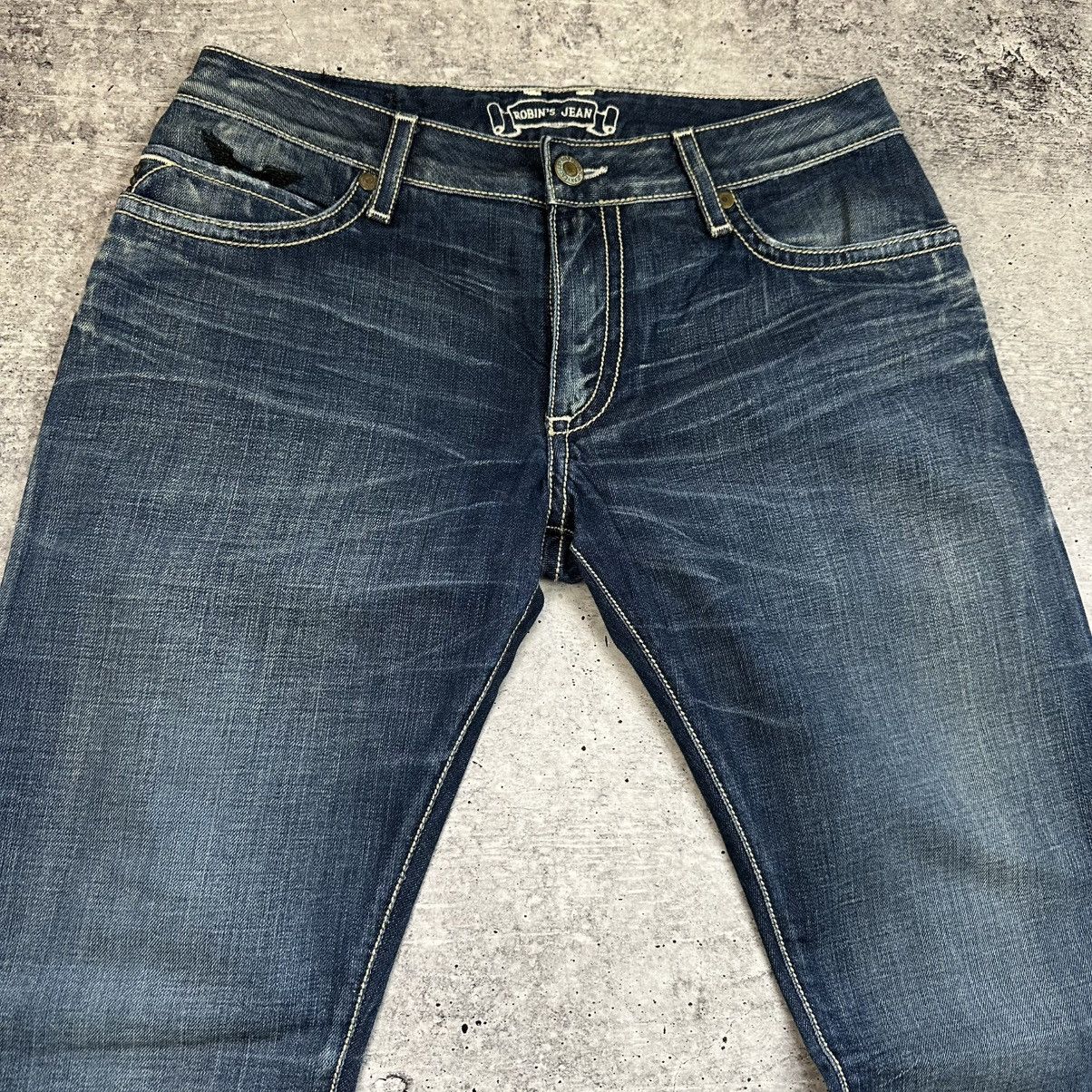 Robins Jeans Robin's Denim Jeans Union Jack Y2K Blue Men’s Size 33 Size US 33 - 3 Thumbnail
