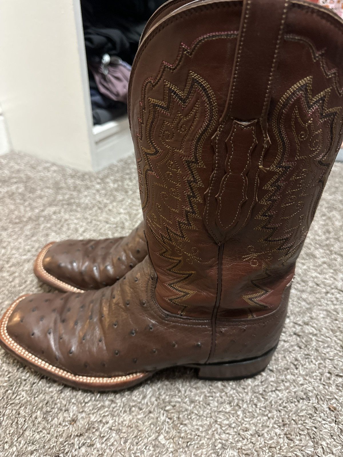 Lucchese Lucchese full quill brown ostrich Size US 10.5 / EU 43-44 - 2 Thumbnail