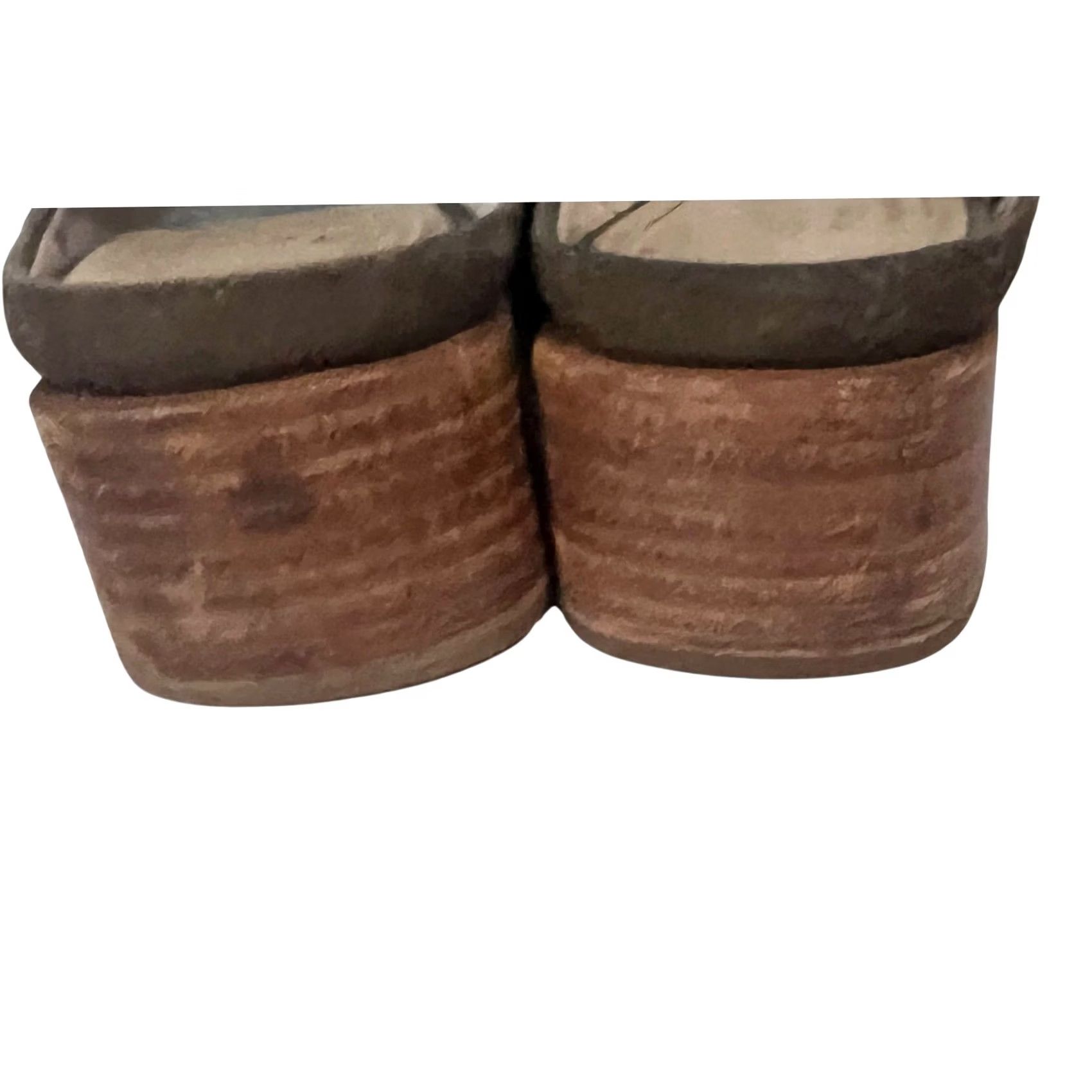 Vintage VINTAGE? ABLE Women’s Mules Sl ipped On Brown Suede Almond Toe Size 9 Womens Size US 9 / IT 39 - 7 Thumbnail