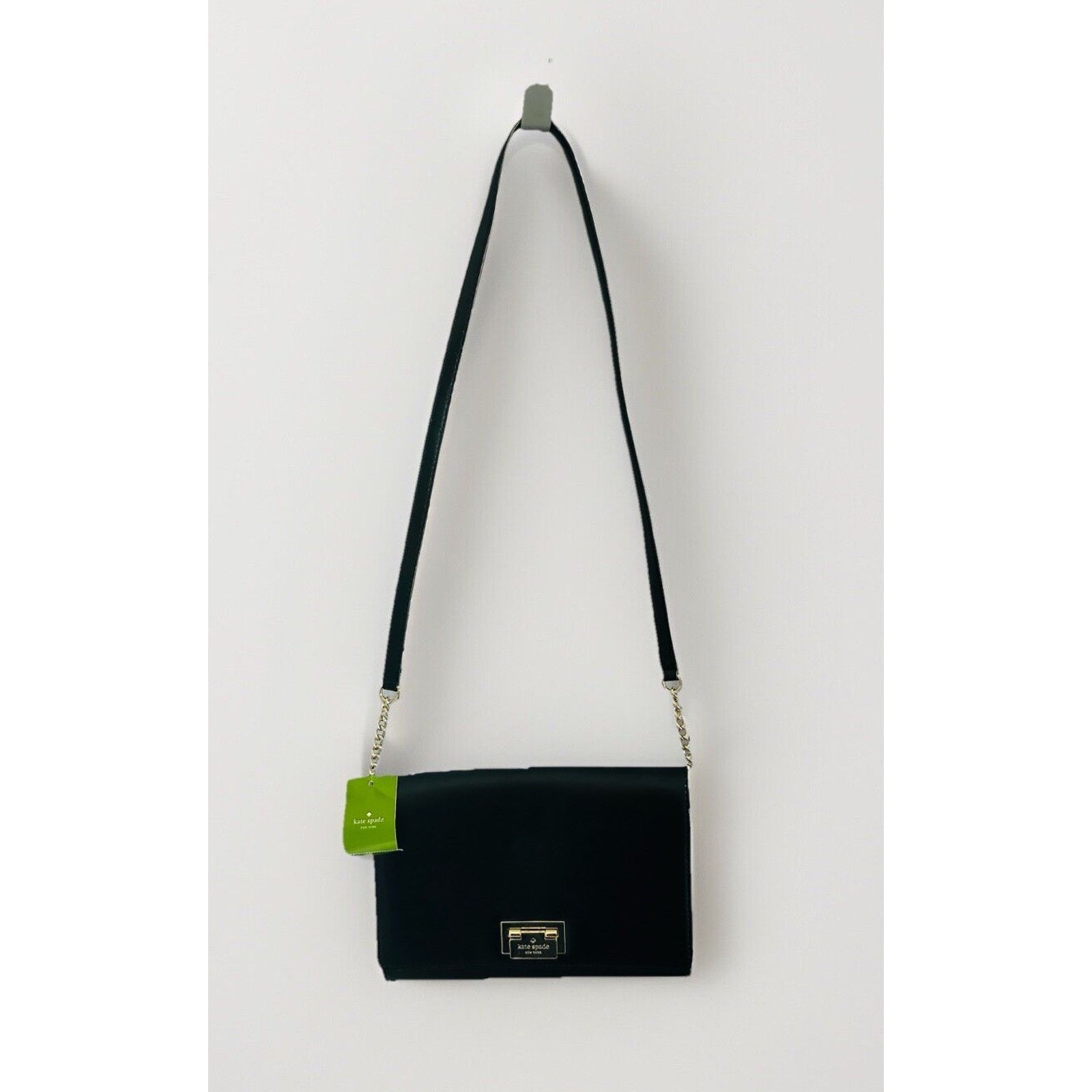 Kate Spade Kate Spade Harwood Fiona Leather Shoulder Crossbody Black Size ONE SIZE - 1 Thumbnail