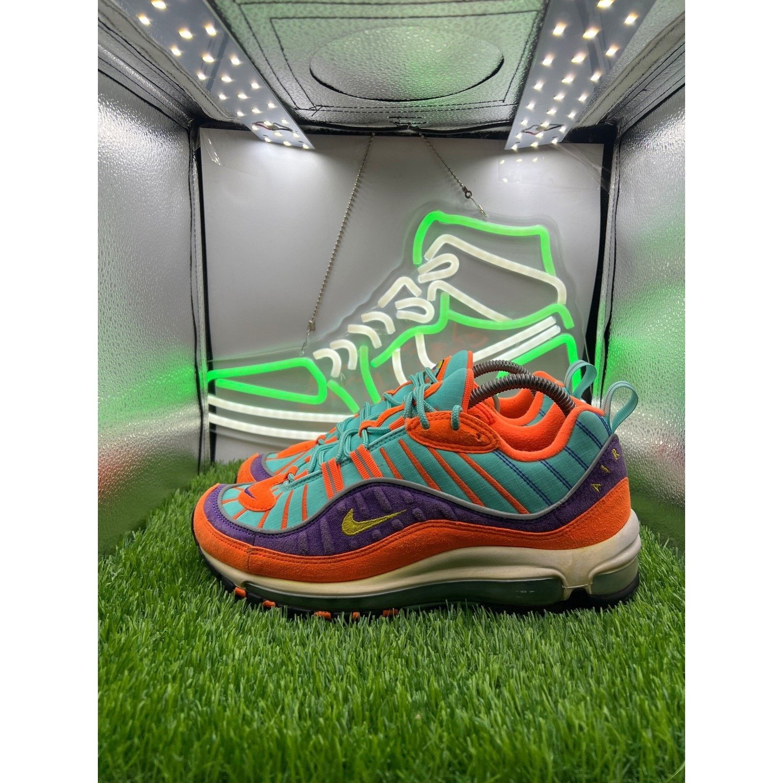 Nike Nike Air Max 98 QS Size 8 Mens Cone Tour Hyper Grape Size US 8 / EU 41 - 1 Thumbnail