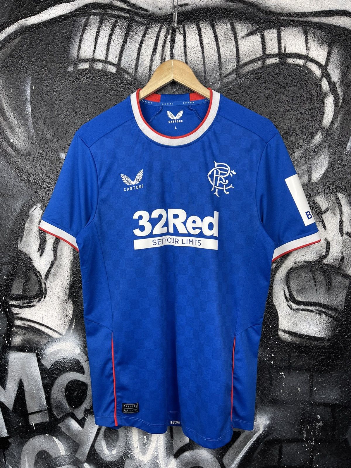 Castore Castore Rangers Home 22/23 Jersey T-Shirt Men’s Size L Size US L / EU 52-54 / 3 - 2 Thumbnail