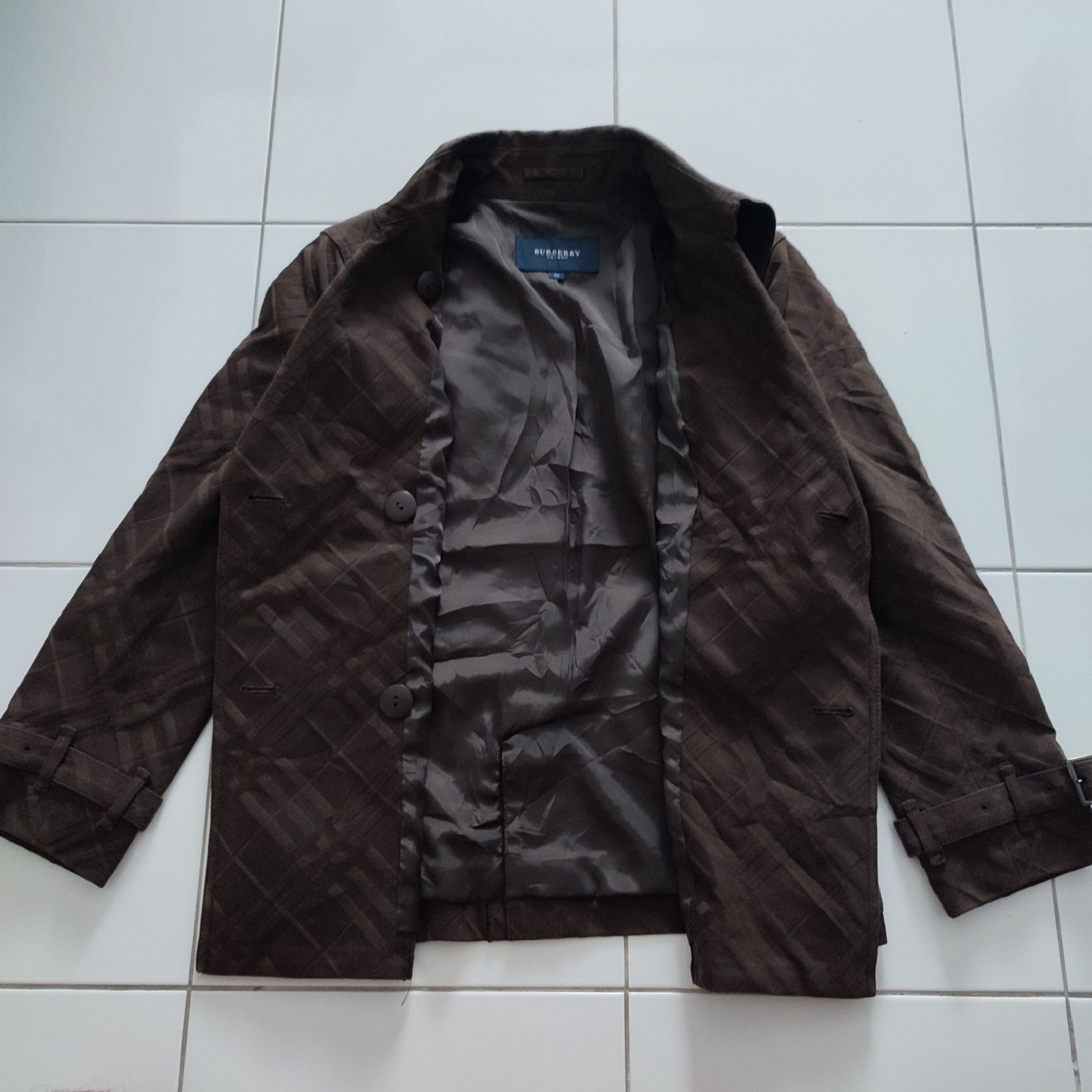 Burberry × Burberry Prorsum × Designer 🔥STEALS🔥Very Rare Burberry London Nova Embossed Blazer Size XS / US 0-2 / IT 36-38 - 3 Thumbnail