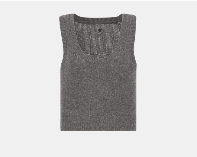 Dior o1w1db10525 354W01 Twinset Sweater in Gray Size S / US 4 / IT 40 - 4 Thumbnail