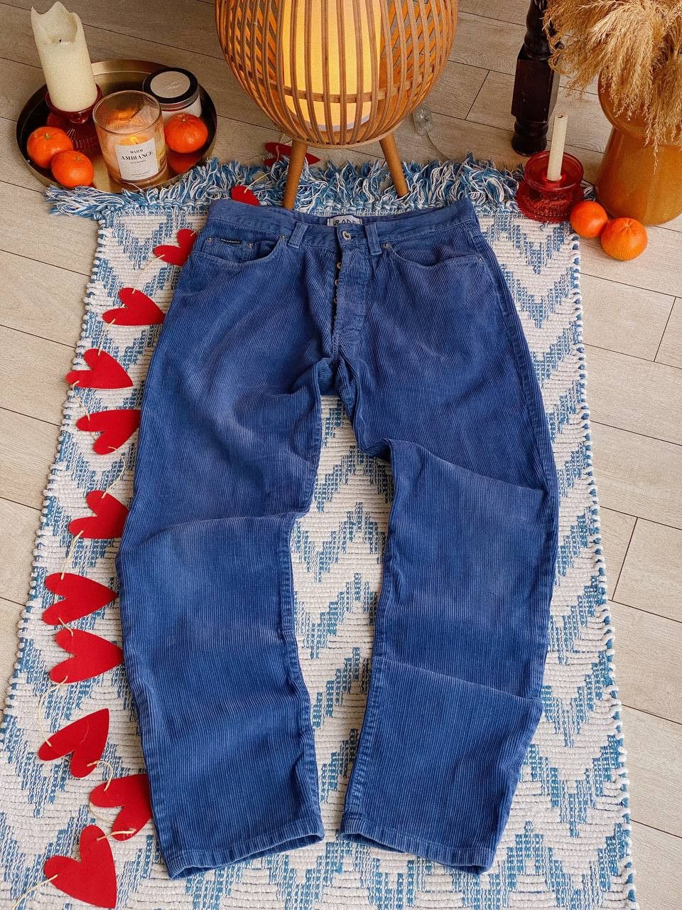 Dolce & Gabbana Dolce & Gabbana Jeans Corduroy Pants Blue Size US 36 / EU 52 - 1 Thumbnail
