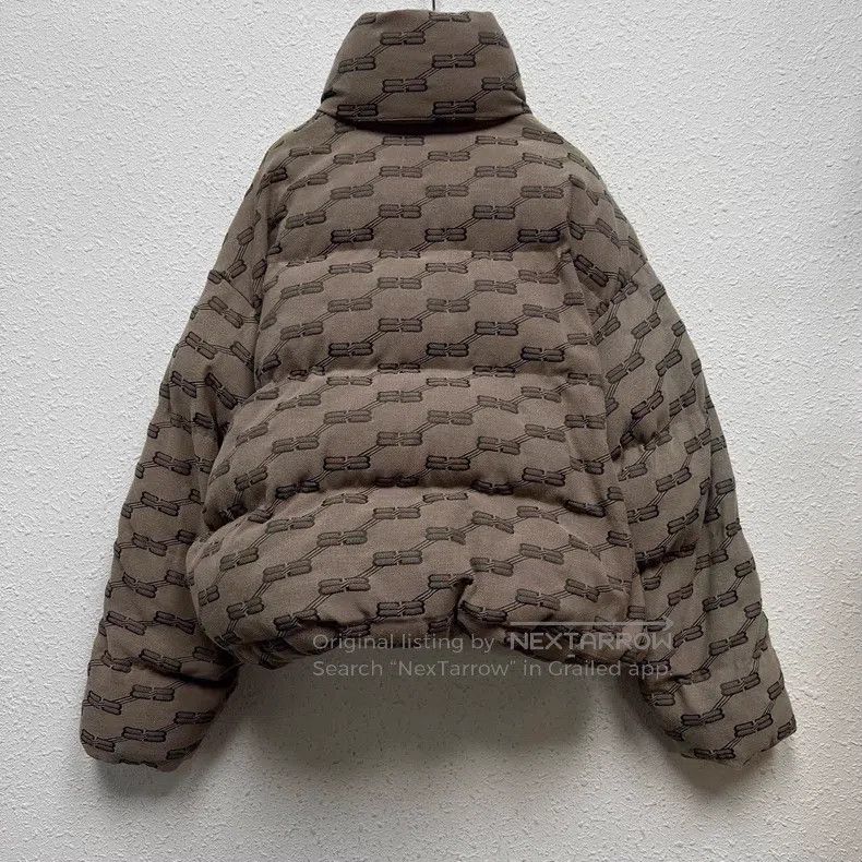 Balenciaga Balenciaga Double B Full Printed Embroidered Cotton Jacket Size S / US 4 / IT 40 - 2 Thumbnail