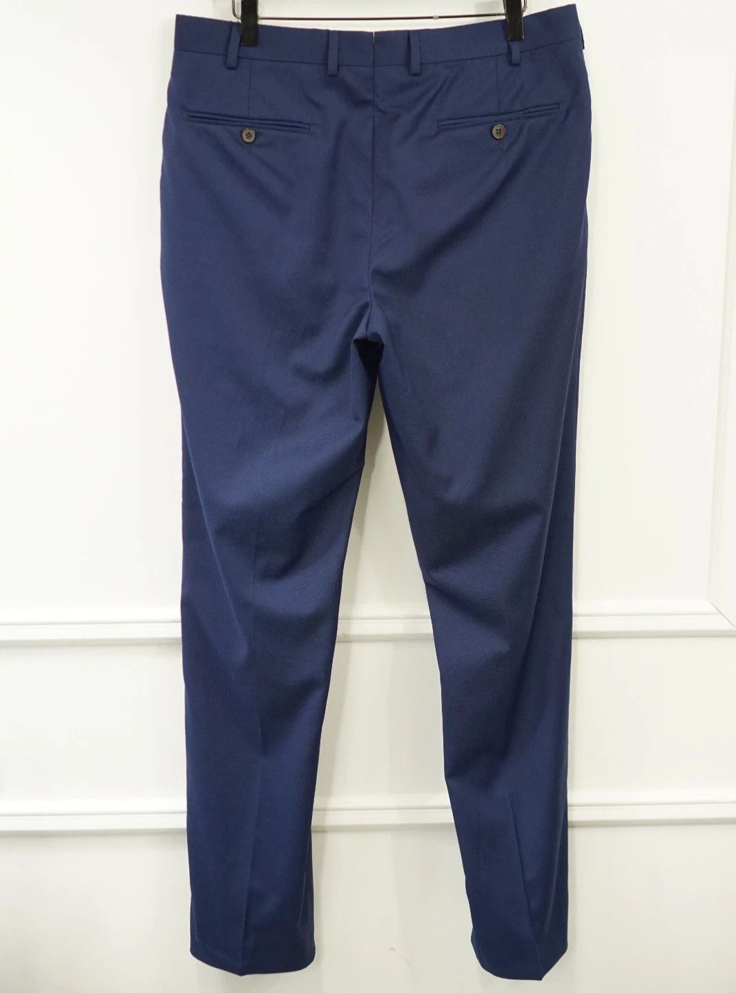 Suitsupply Men Suitsupply Pants Brescia Navy Blue Wool Size 25 UK/US40S Size 40S - 2 Thumbnail