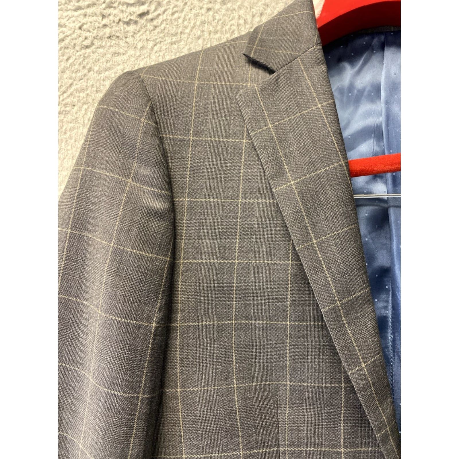 Vintage VINTAGE Combatant Gentlemen Blazer Jacket Glen Plaid Wool Size 34 Slim Brown Mens Size 34R - 2 Thumbnail