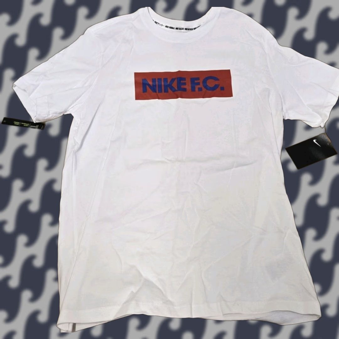 Nike Nike Soccer T-Shirt Mens Small White CT8429-101 Knits 100% Cotton Crew Neck Short Sleeve Training Athletic Tee Sports All Seasons Size US S / EU 44-46 / 1 - 1 Thumbnail