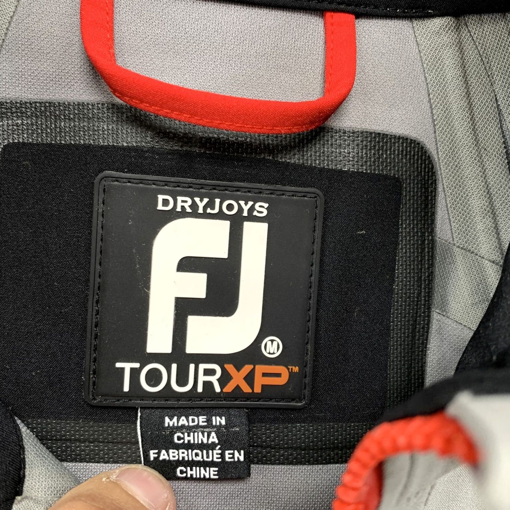 Footjoy DryJoys Footjoy FJ TOUR XP Rain Jacket Mens Medium Windbreaker Gray Size US M / EU 48-50 / 2 - 3 Thumbnail