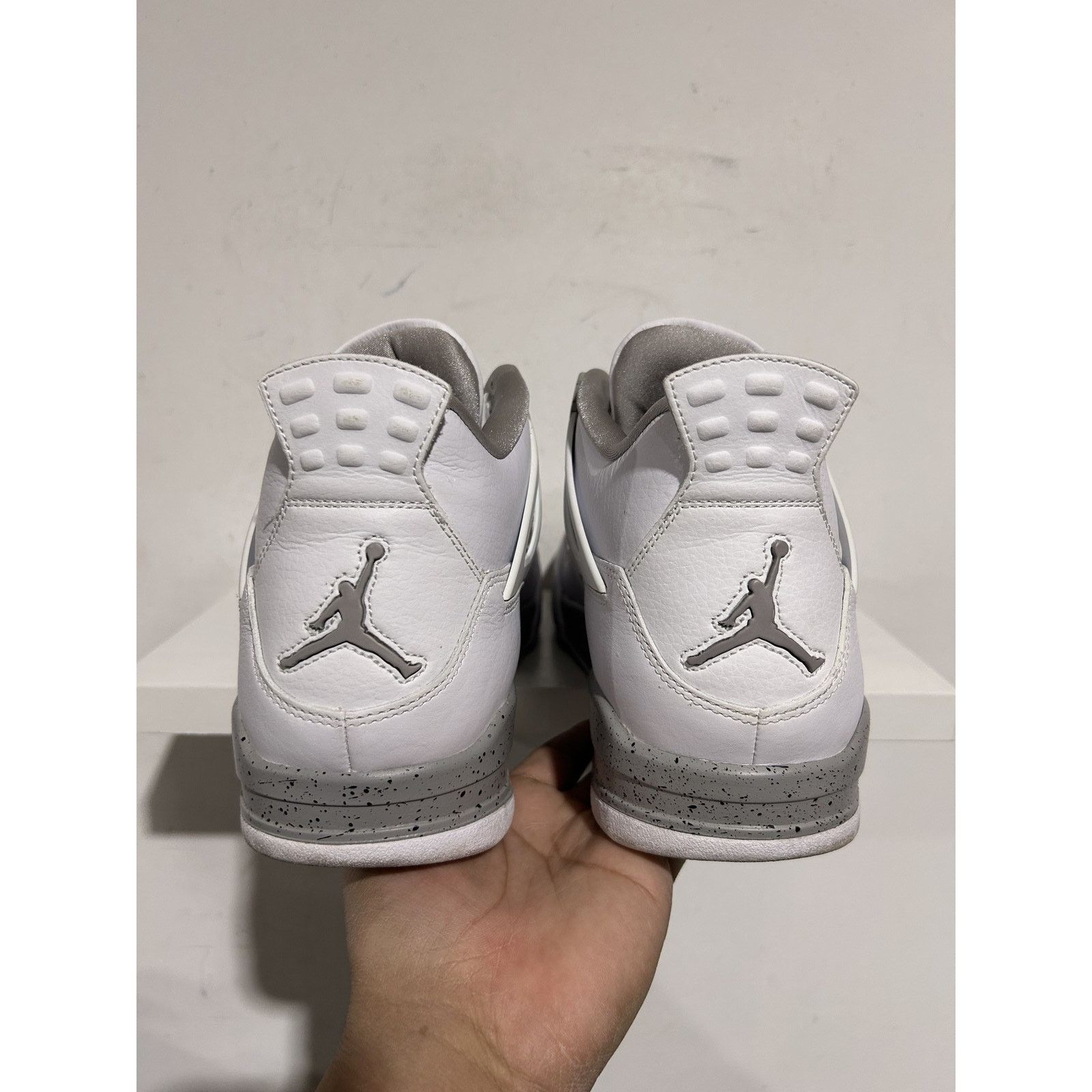 Nike NIKE JORDAN 4 WHITE OREO SIZE 14 PREOWNED Size US 14 / EU 47 - 3 Thumbnail