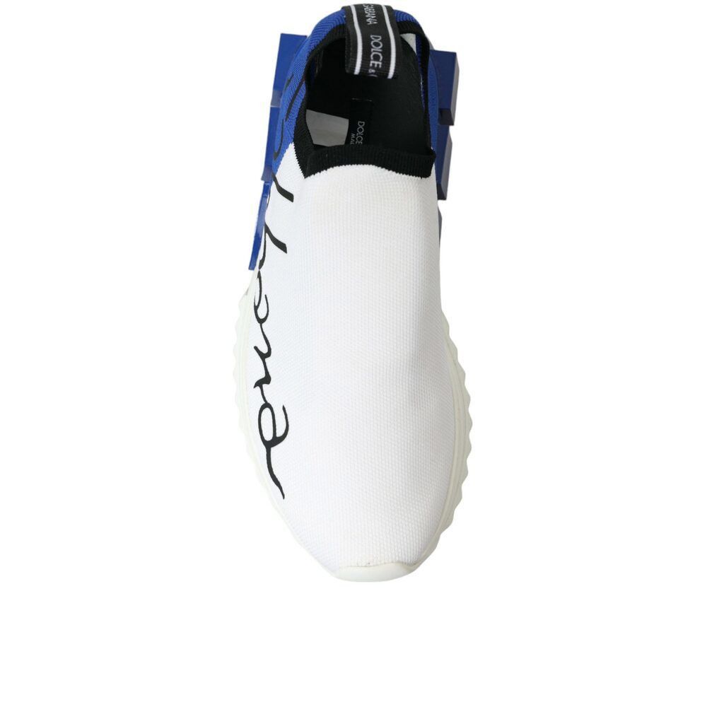 Dolce & Gabbana Dolce & Gabbana Chic Low Top Sorrento Sneakers in Blue and W Size US 6.5 / EU 39-40 - 8 Thumbnail