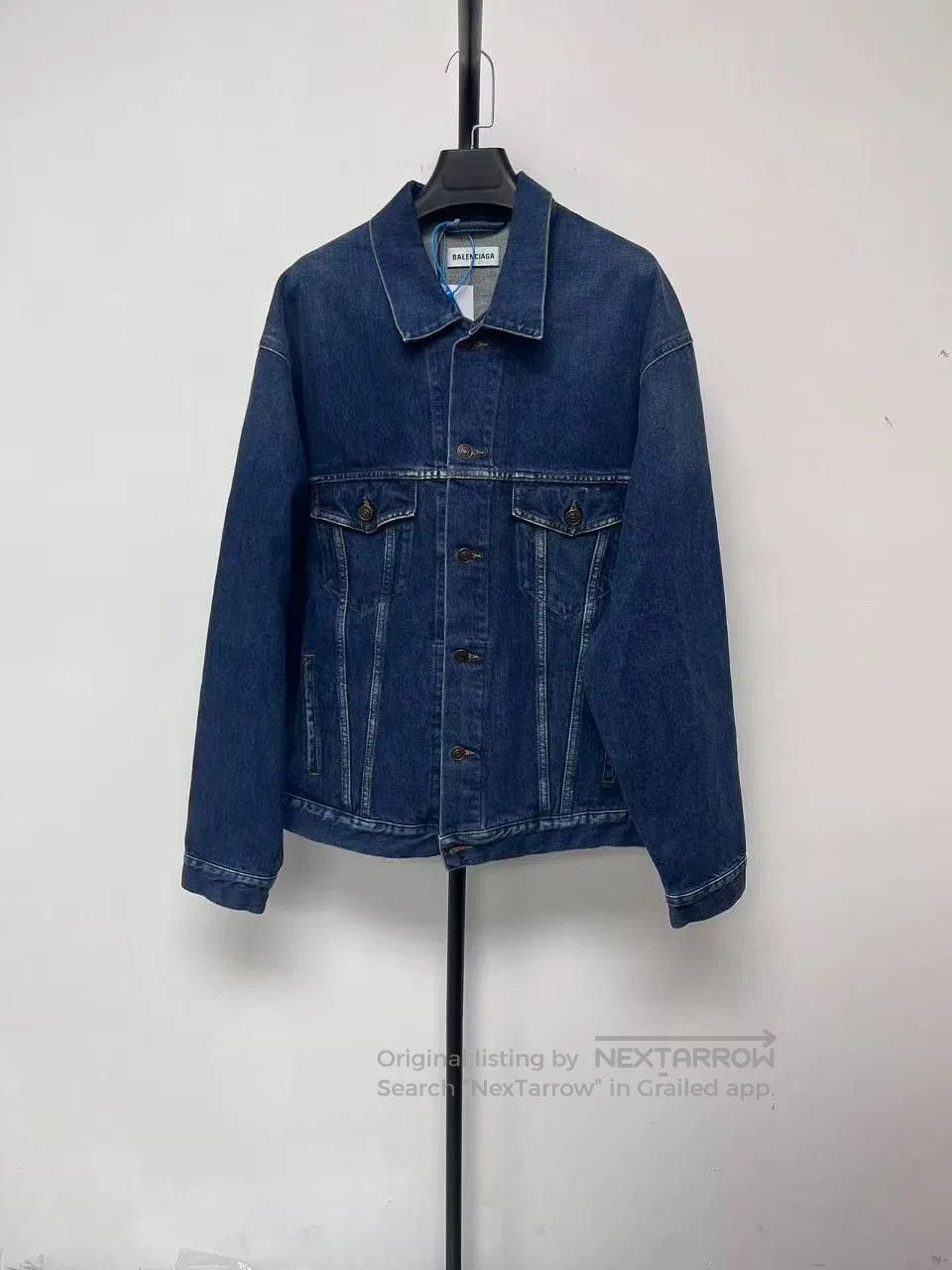Balenciaga Balenciaga Earth Denim Jacket. Size XS / US 0-2 / IT 36-38 - 2 Thumbnail
