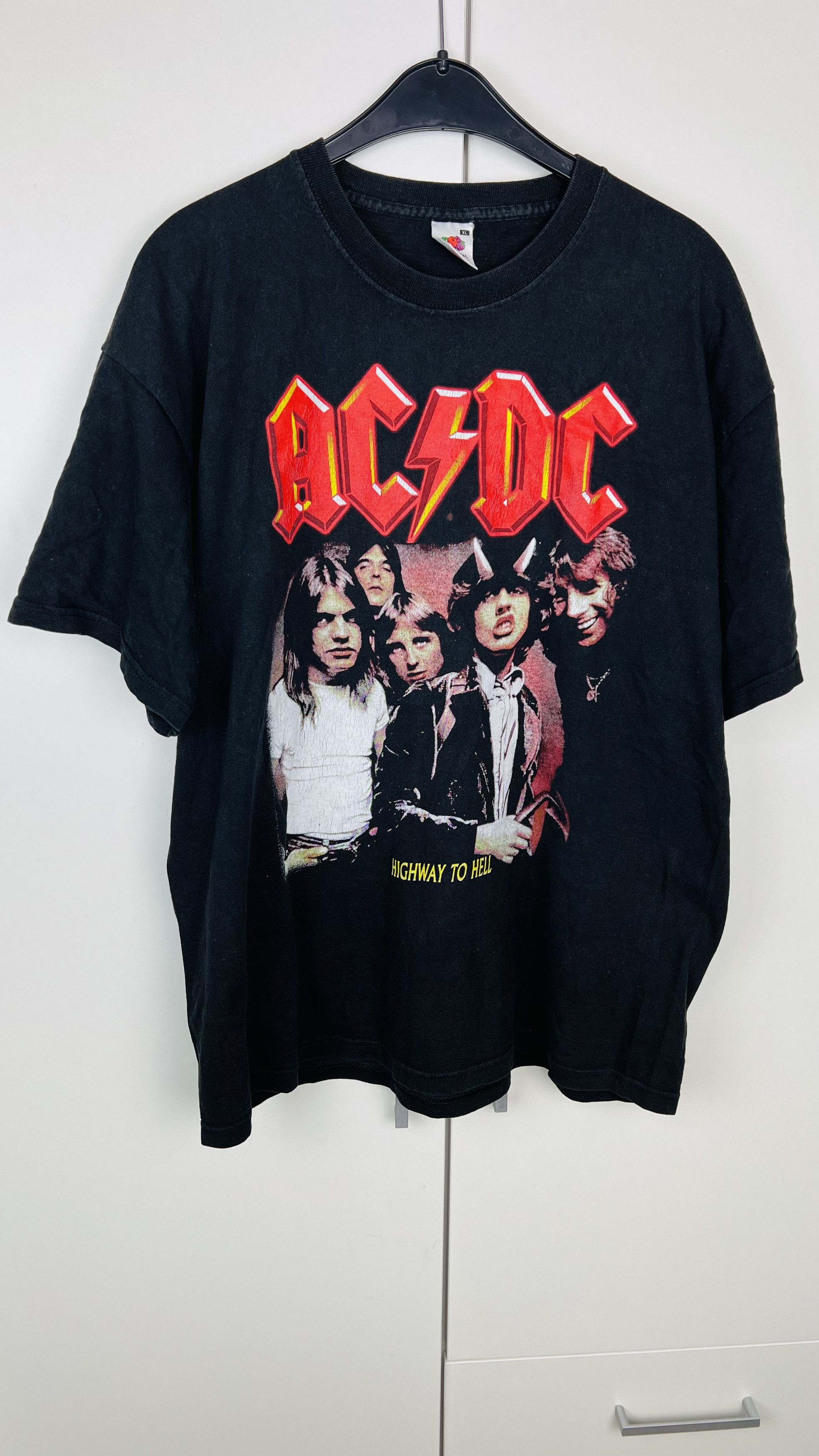 Fruit Of The Loom Vintage 2001 AC/DC Highway To Hell Band Tee Shirt Size US XL / EU 56 / 4 - 3 Thumbnail