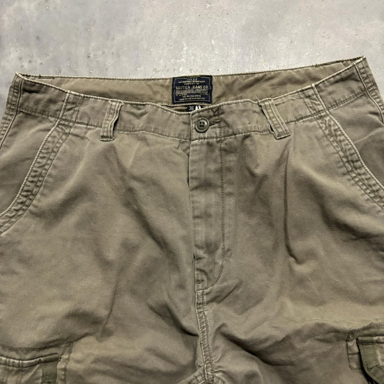 Japanese Brand × Vintage Crazy Vintage Y2K/2000s one Skater Cargo Shorts! Size US 36 / EU 52 - 2 Thumbnail