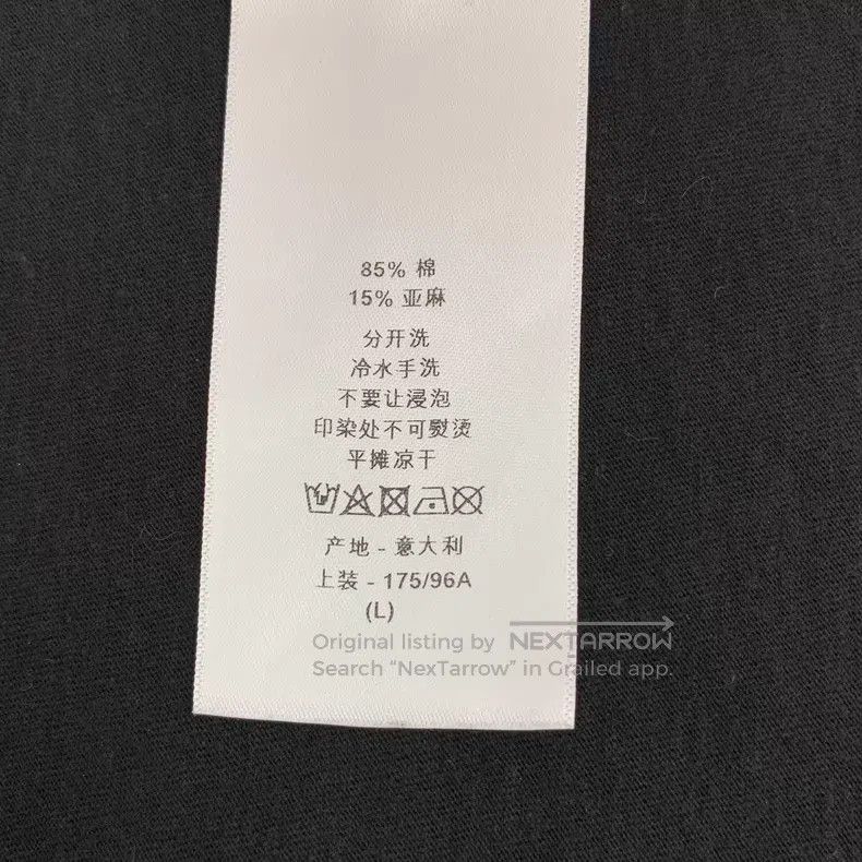 Dior Dior Black logo letter print cotton round-neck short-sleev Size L / US 10 / IT 46 - 7 Thumbnail