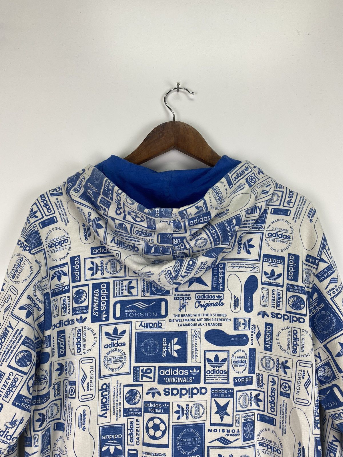 Adidas Adidas Full Logo zipper hoodie Size US M / EU 48-50 / 2 - 11 Thumbnail