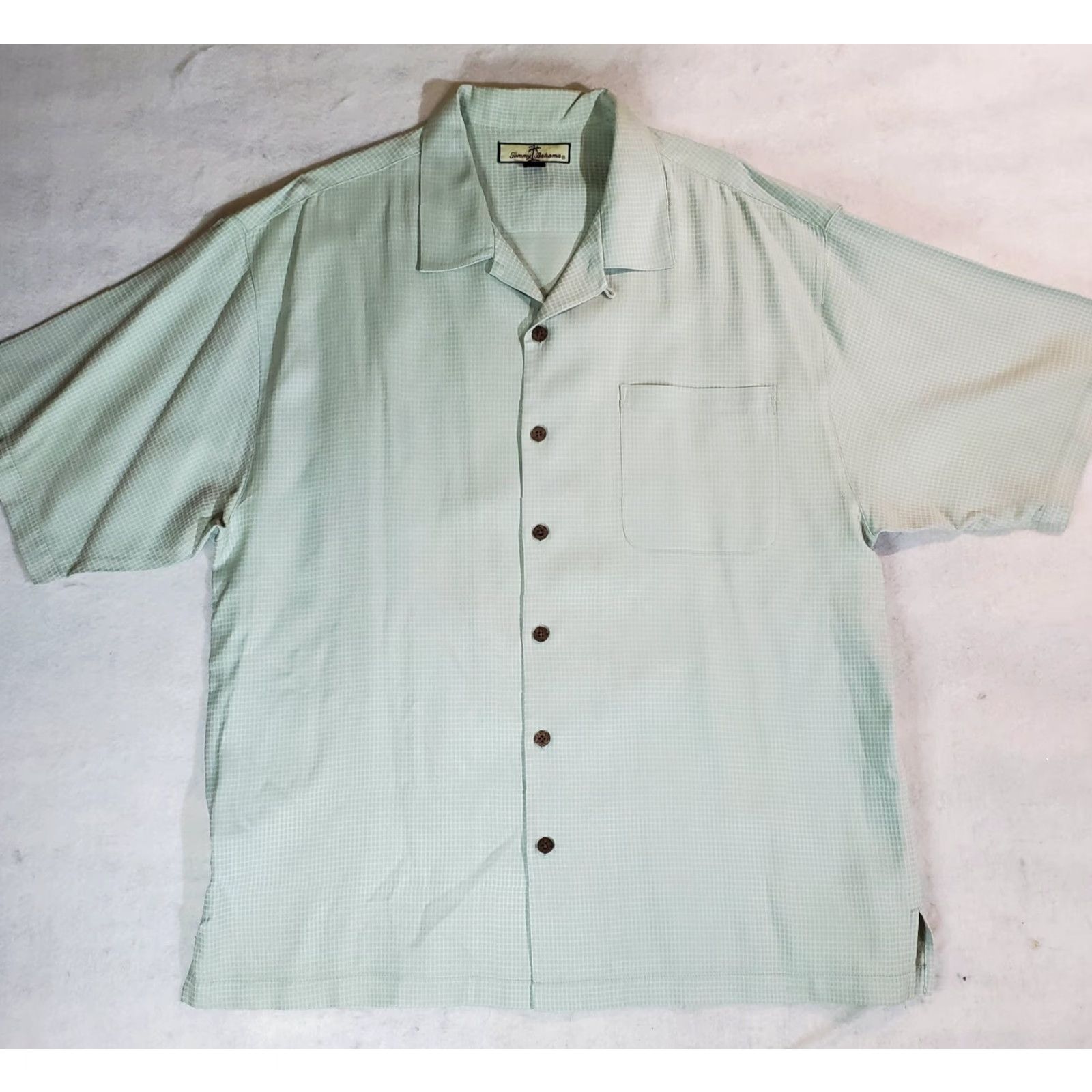 Tommy Bahama Tommy Bahama Button-Up Shirt Camp Style Short Sleeve XL Multicolor Silk Size US XL / EU 56 / 4 - 2 Thumbnail