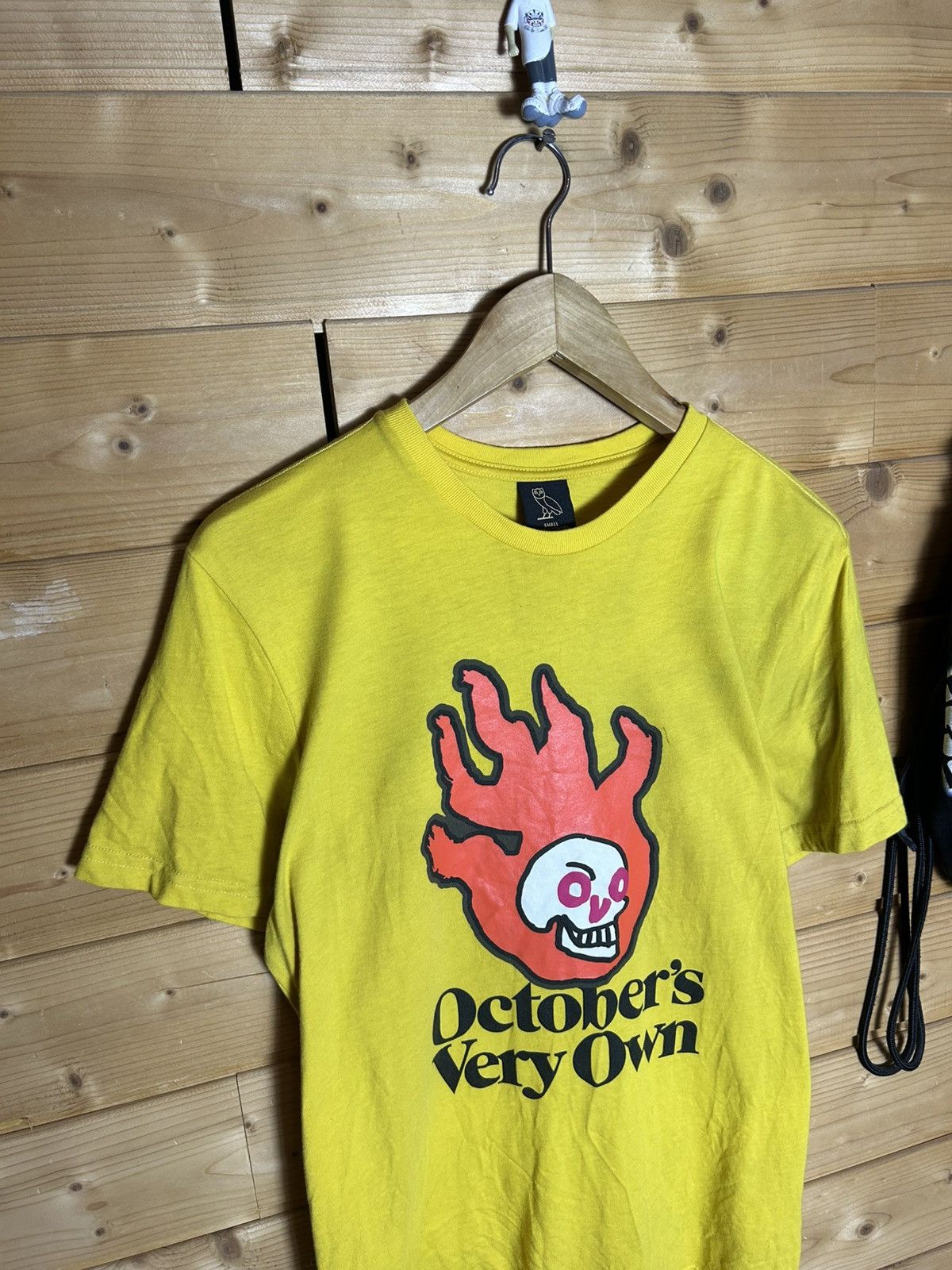 October's Very Own Octobers very own flaming skull t shirt Size US S / EU 44-46 / 1 - 2 Thumbnail