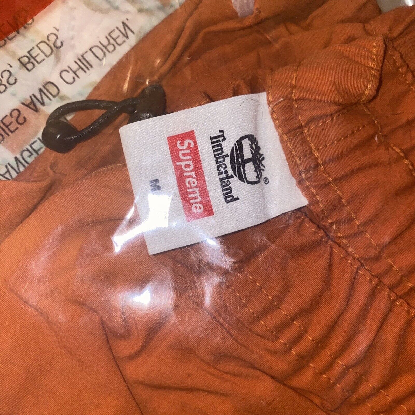 Supreme × Timberland Timberland Supreme Track Pants Men Medium Orange Rust NWT Size US 32 / EU 48 - 5 Thumbnail
