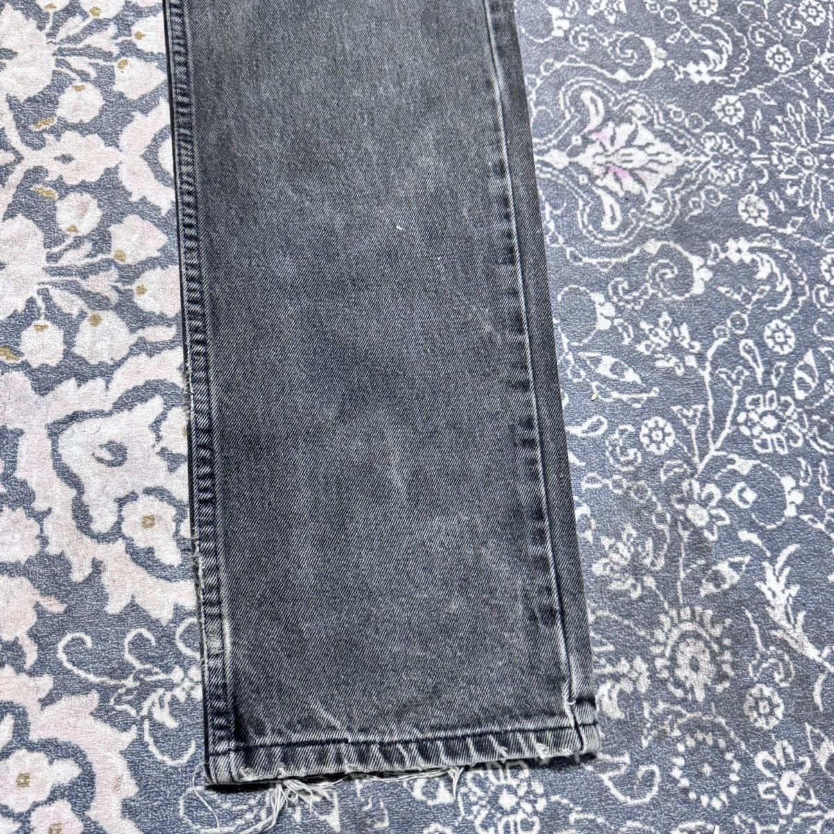 Levi's Vintage Levis 505 Black Faded Distressed Jeans Size US 34 / EU 50 - 8 Thumbnail