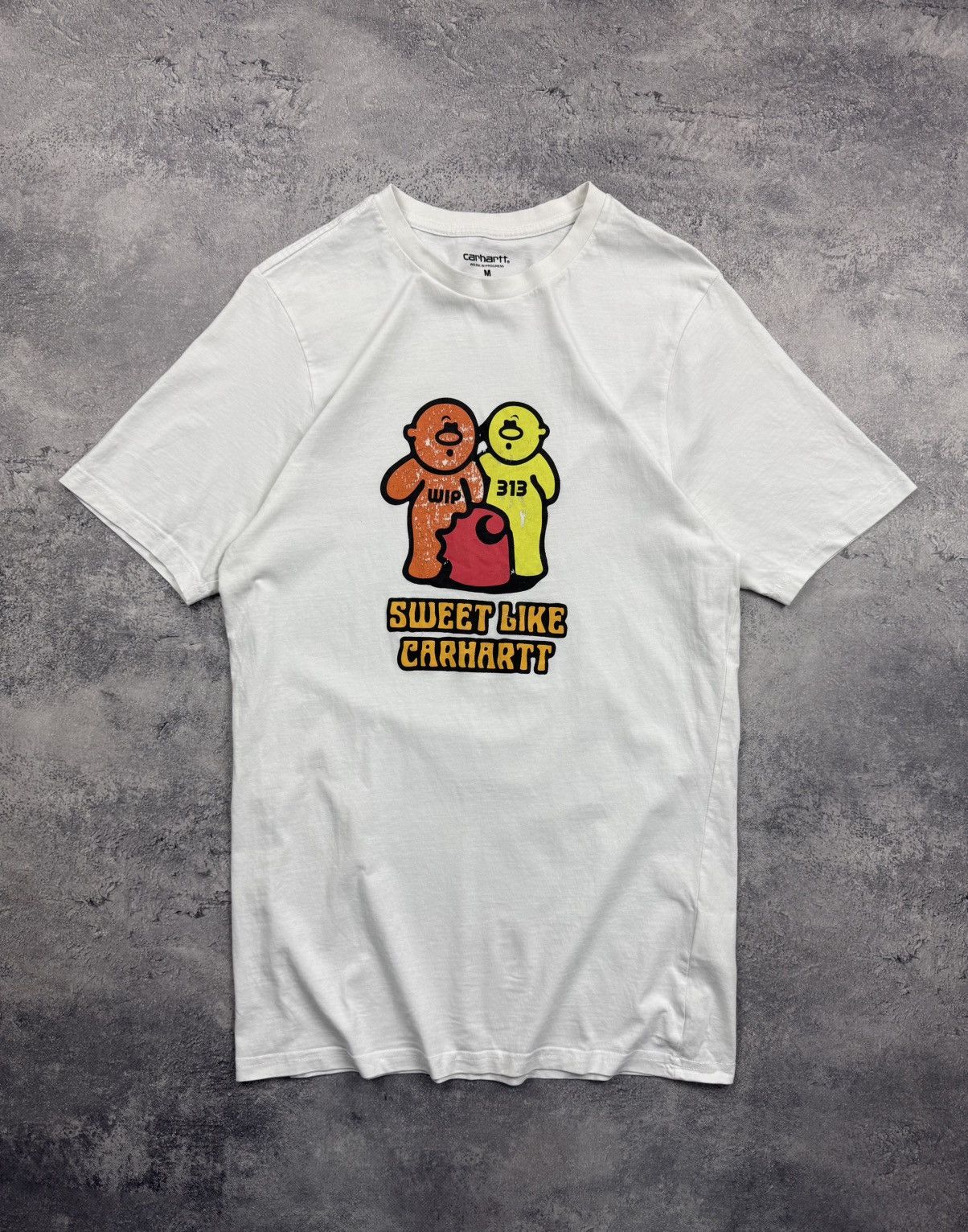 Carhartt Wip Carhartt WIP Big Logo T-Shirt White Tee Y2K Streetwear Skate Size US M / EU 48-50 / 2 - 1 Thumbnail