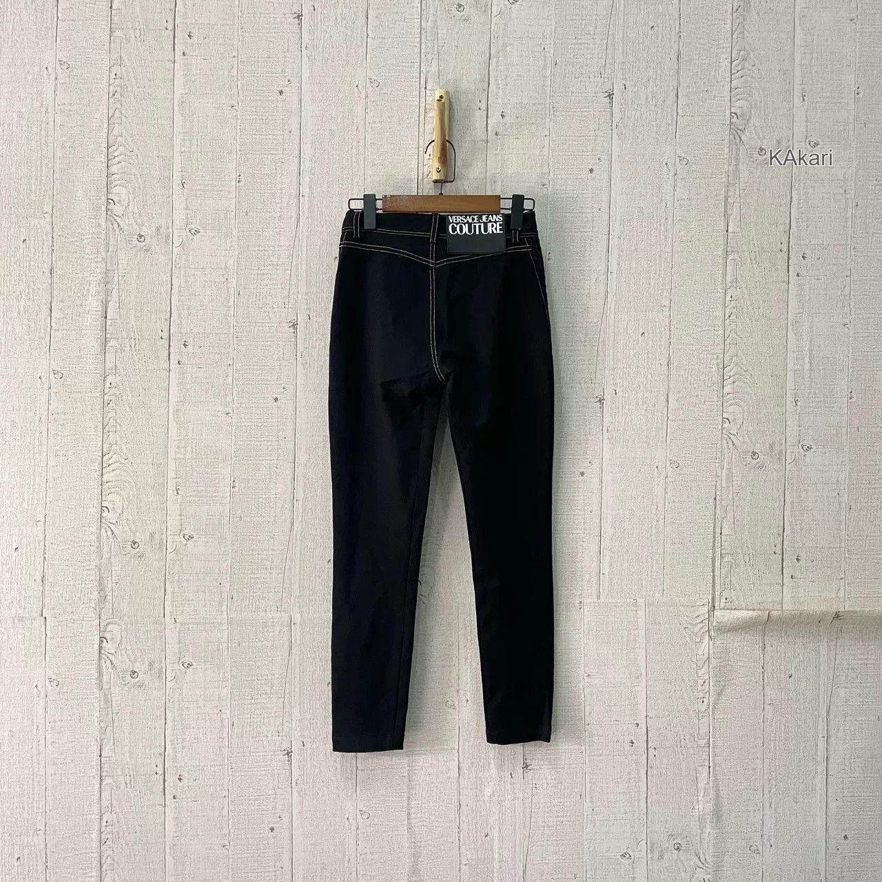 Versace VERSACE Black Trousers Size US 40 / EU 56 - 2 Thumbnail