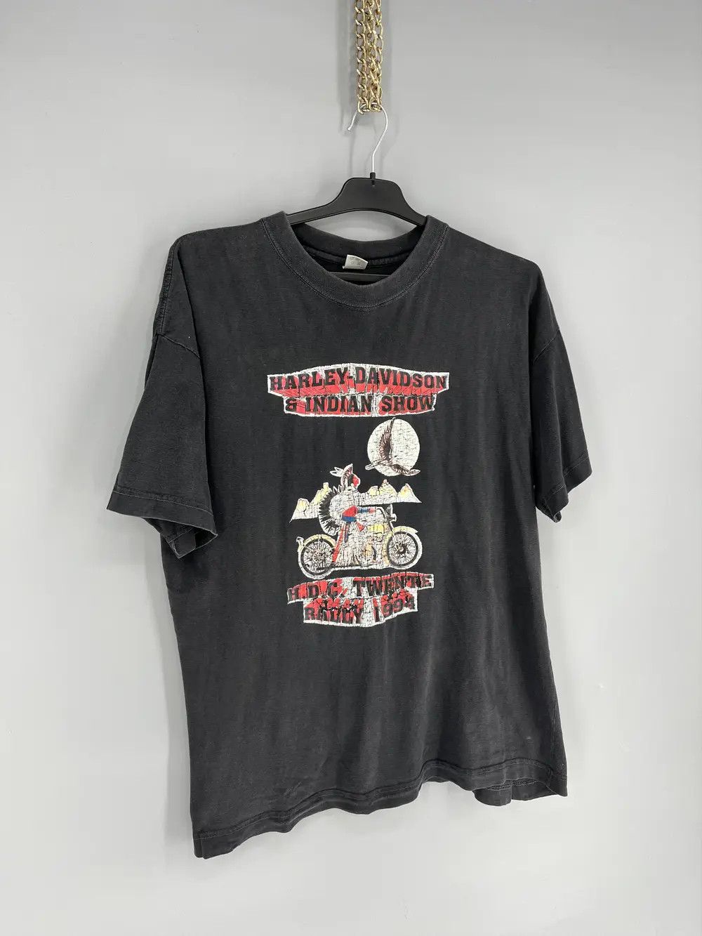 Harley Davidson harley davidson INDIAN SHOW H.D.C. TWENTE RALLY 1994 Size US XL / EU 56 / 4 - 2 Thumbnail