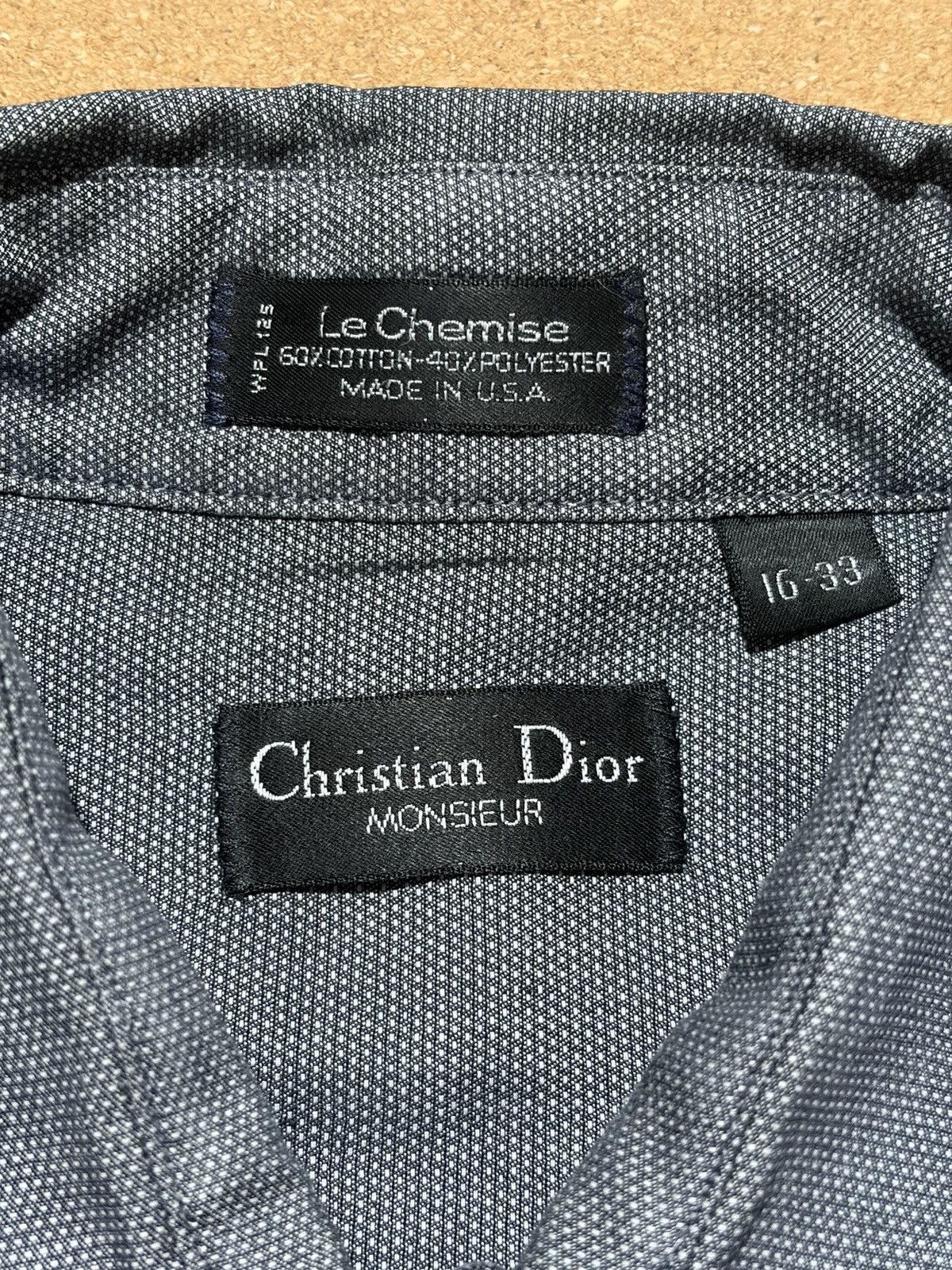 Christian Dior Monsieur Vintage Christian Dior Le Chemise Dress Shirt USA 90s Size US L / EU 52-54 / 3 - 5 Thumbnail