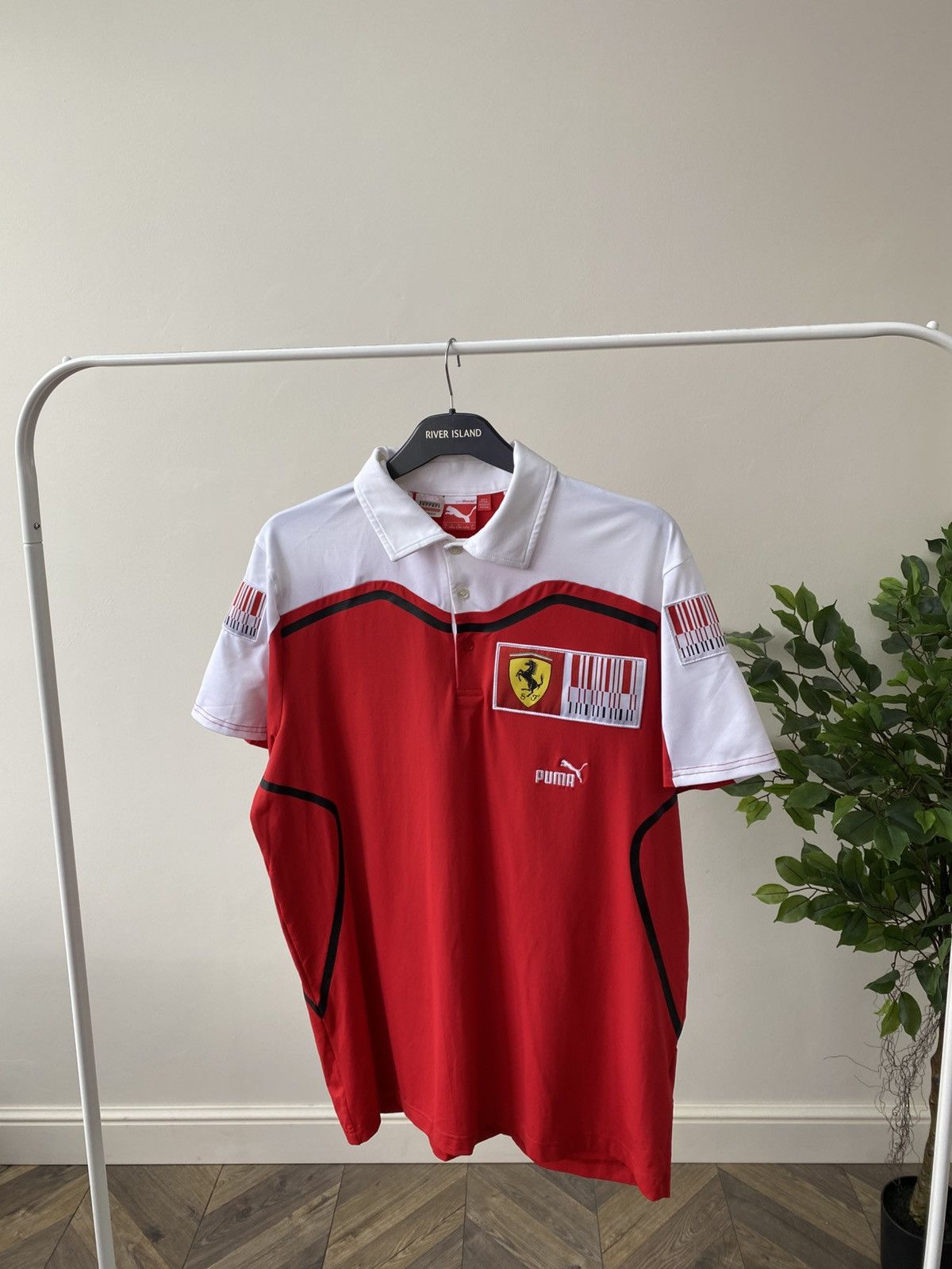 Ferrari × Puma × Vintage Vintage Ferrari Racing Red T-Shirt Size US L / EU 52-54 / 3 - 4 Thumbnail