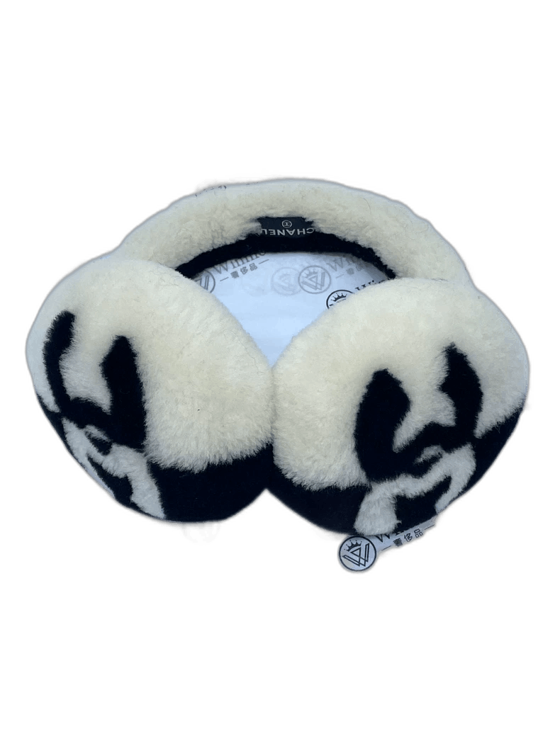 Chanel Chanel Black and White Earmuffs -2505 Size ONE SIZE - 1 Thumbnail