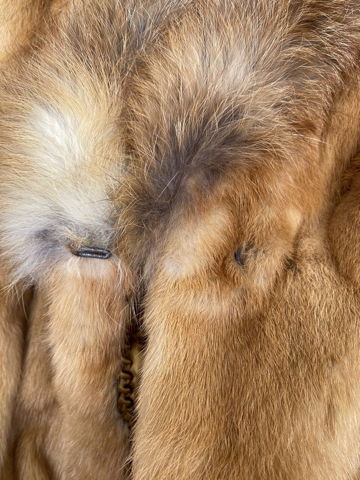 Vintage Vintage- Universal Fur Co - Single Hook Fox Fur Coat Size S / US 4 / IT 40 - 17 Thumbnail