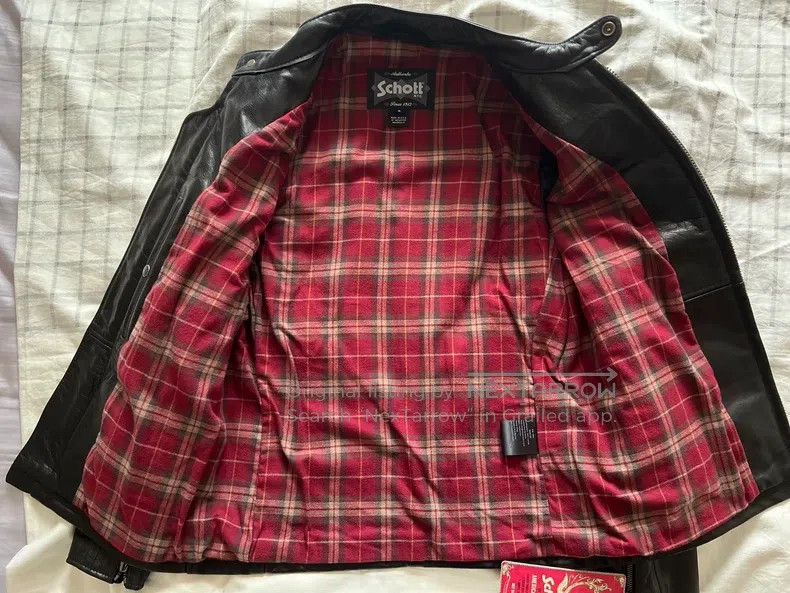 Other Cowhide collar locomotive leather jacket Size US S / EU 44-46 / 1 - 6 Thumbnail