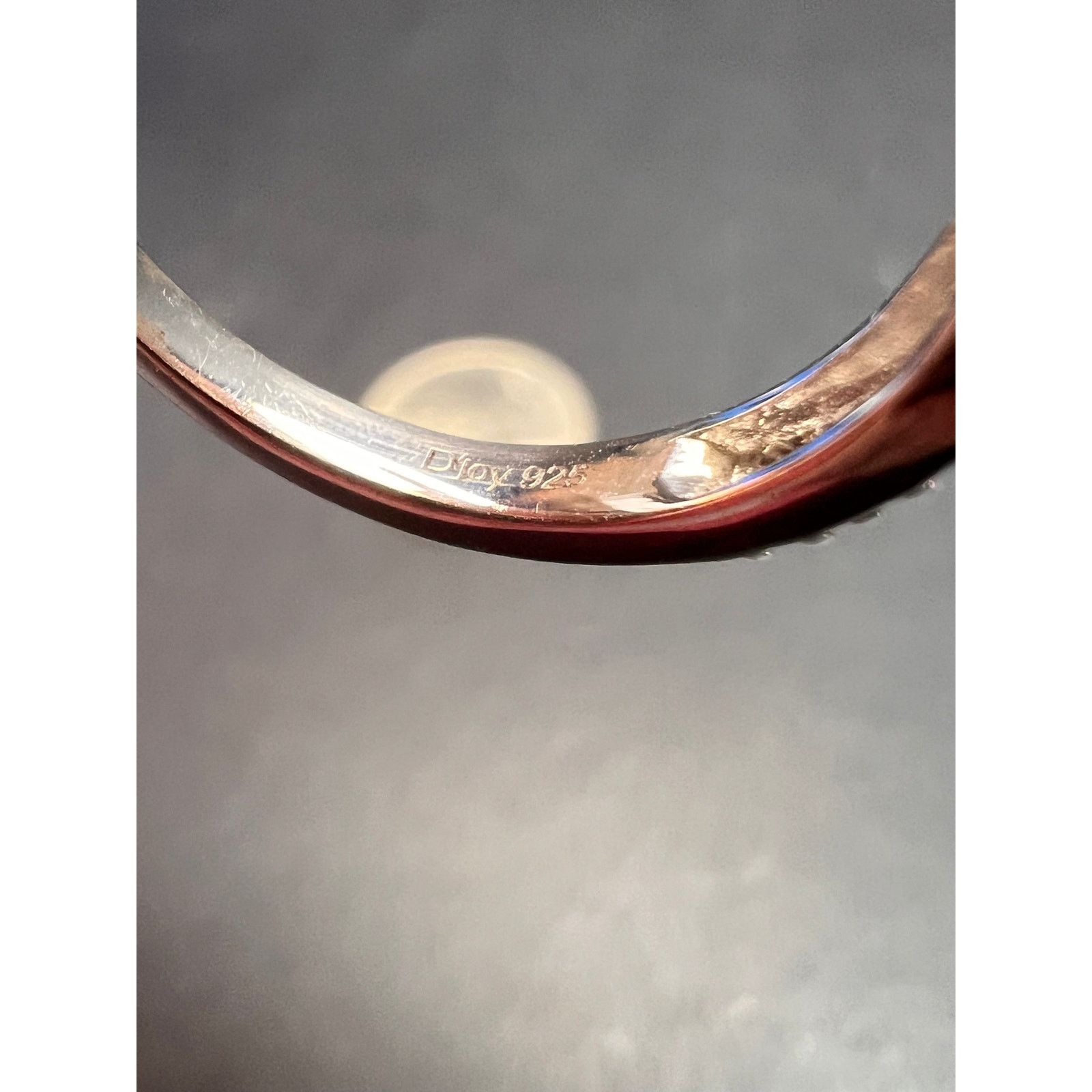 Other NEW Hessonite garnet and zircon ring in 925 silver size 7 Size ONE SIZE - 6 Thumbnail