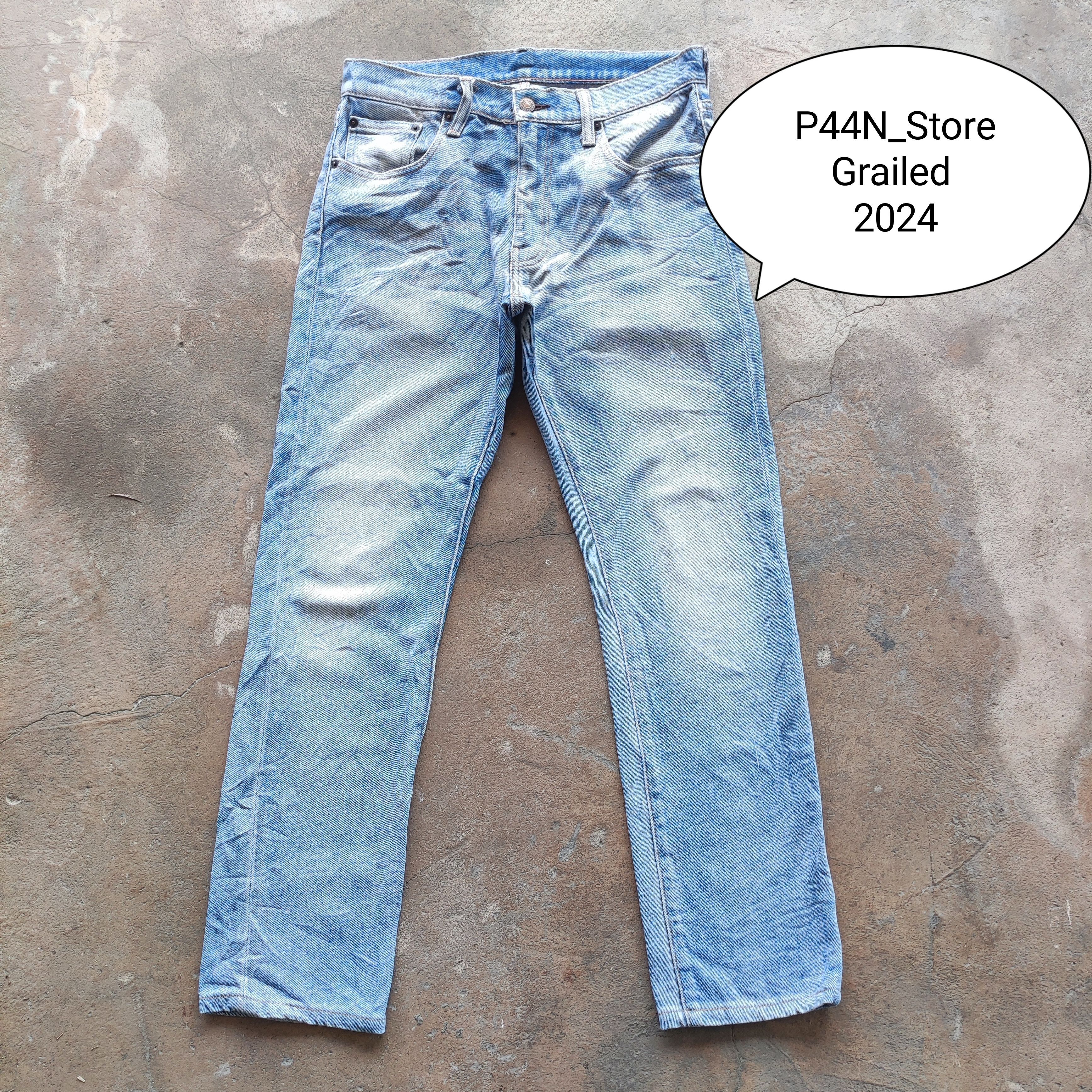 Japanese Brand Vintage Japanese Brand Jeans Faded Ripped Pants Size US 34 / EU 50 - 1 Thumbnail