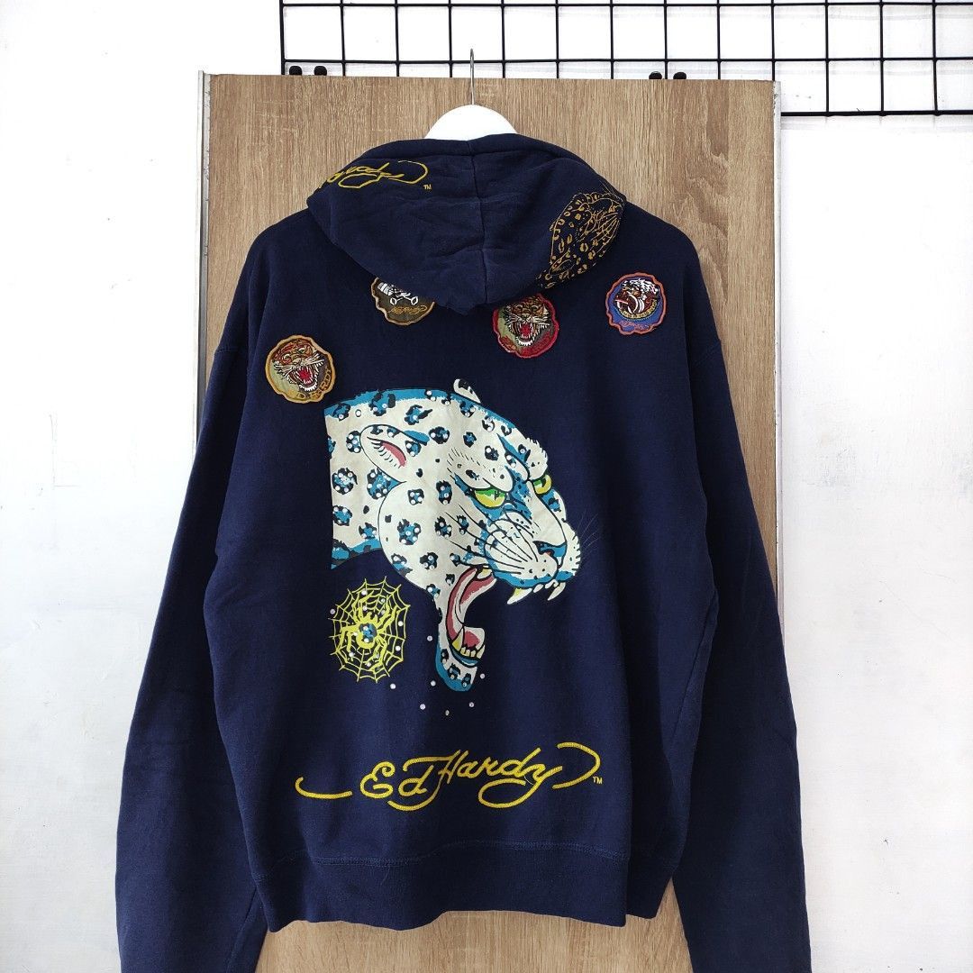 Beauty Beast × Hysteric Glamour × Japanese Brand Ed hardy hoodie print ...