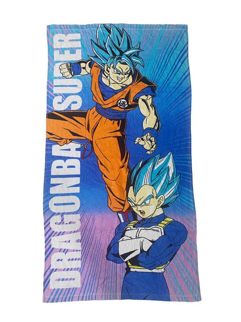 Anime ⚡️VINTAGE DRAGON BALL Super Goku Bezita bath Towel Size ONE SIZE - 4 Thumbnail