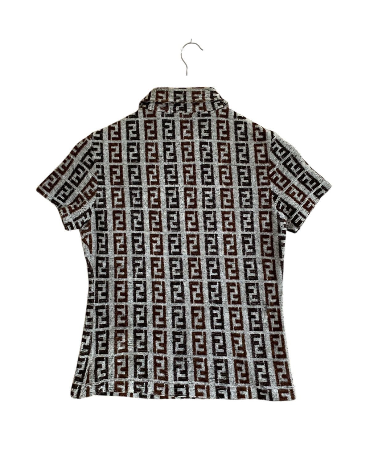 Fendi Very Rare Vintage Brand Fendi Full Print Polos 1990s Size US M / EU 48-50 / 2 - 2 Thumbnail