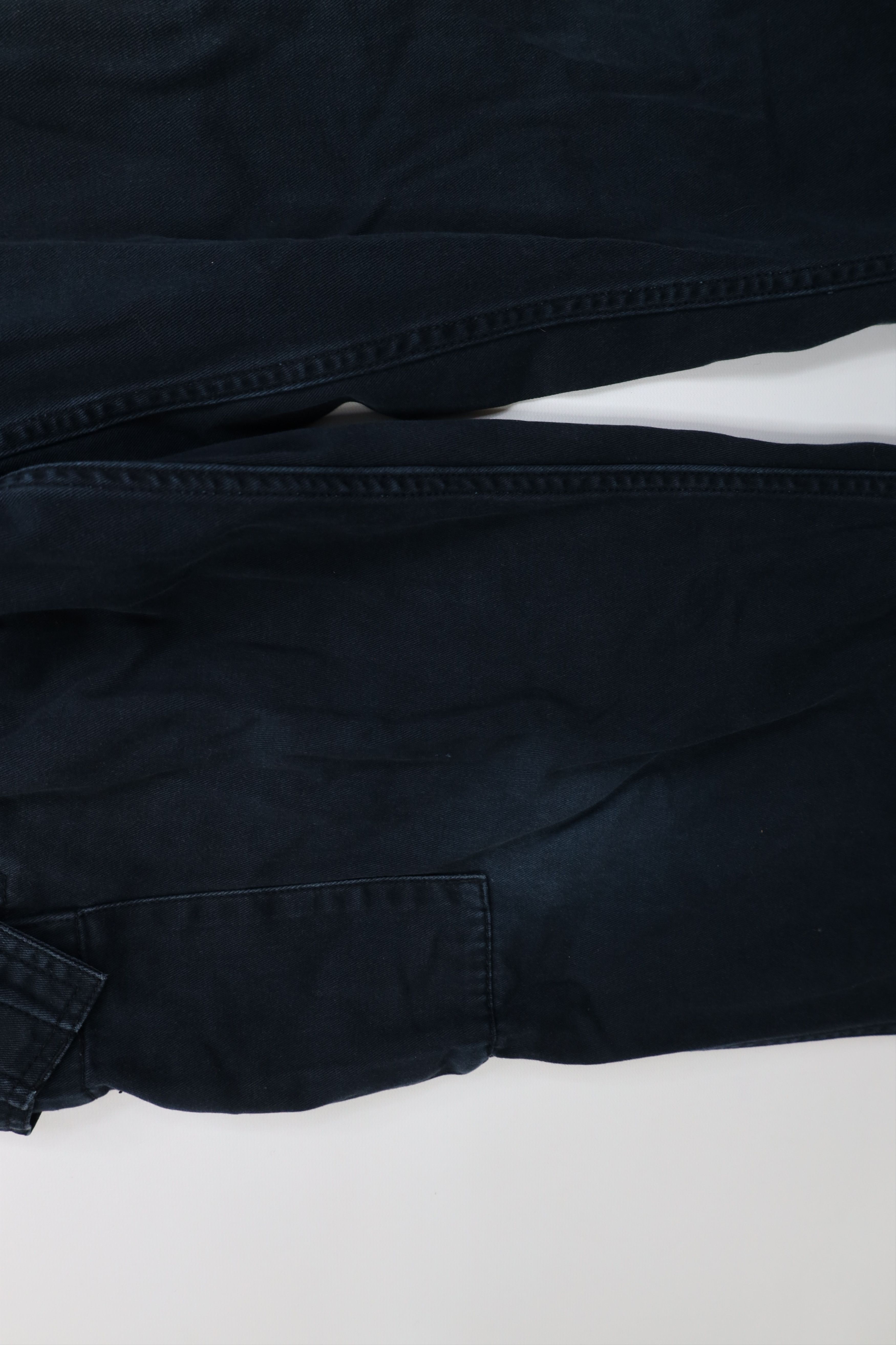 Vintage Vintage 90s Y2K Streetwear Baggy Wide Leg Cargo Pants Blue Size US 34 / EU 50 - 7 Thumbnail