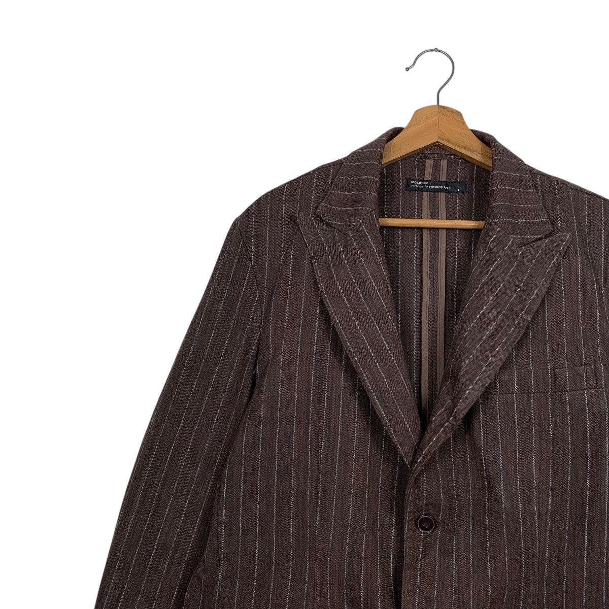 Japanese Brand Japanese Brand Modern Stripe Casual Jacket Size US M / EU 48-50 / 2 - 6 Thumbnail