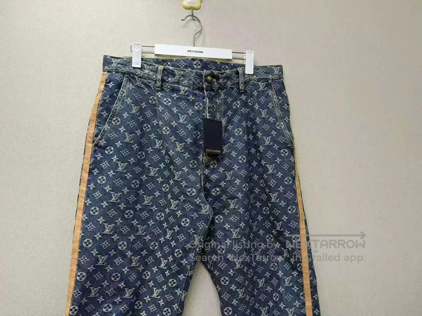 Louis Vuitton louis vuitton blue logo denim pants. Size US 36 / EU 52 - 2 Thumbnail