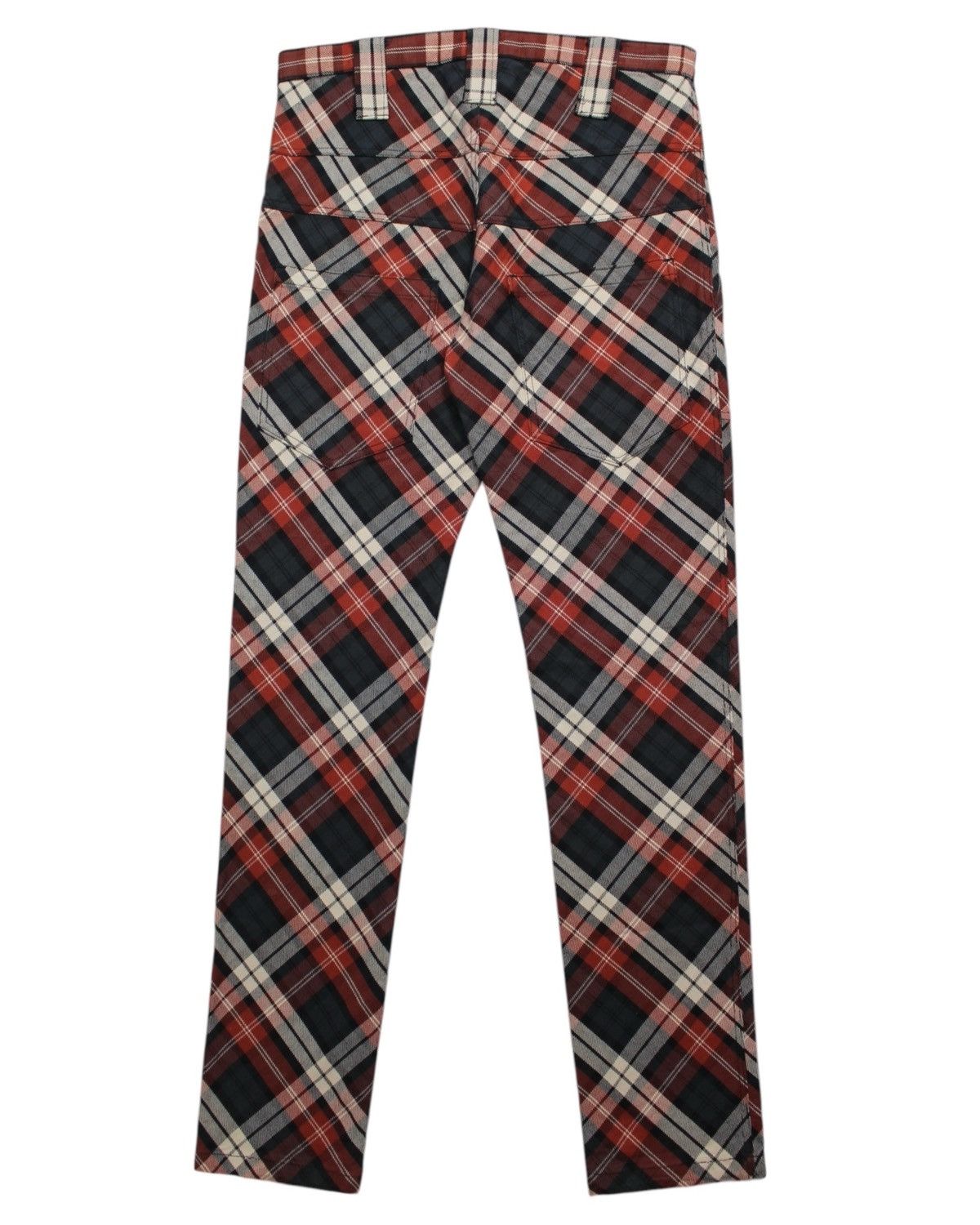 20471120 AW2011 MILKBOY DESIGNED BY HITOMI OKAWA TARTAN TROUSERS Size US 30 / EU 46 - 2 Thumbnail