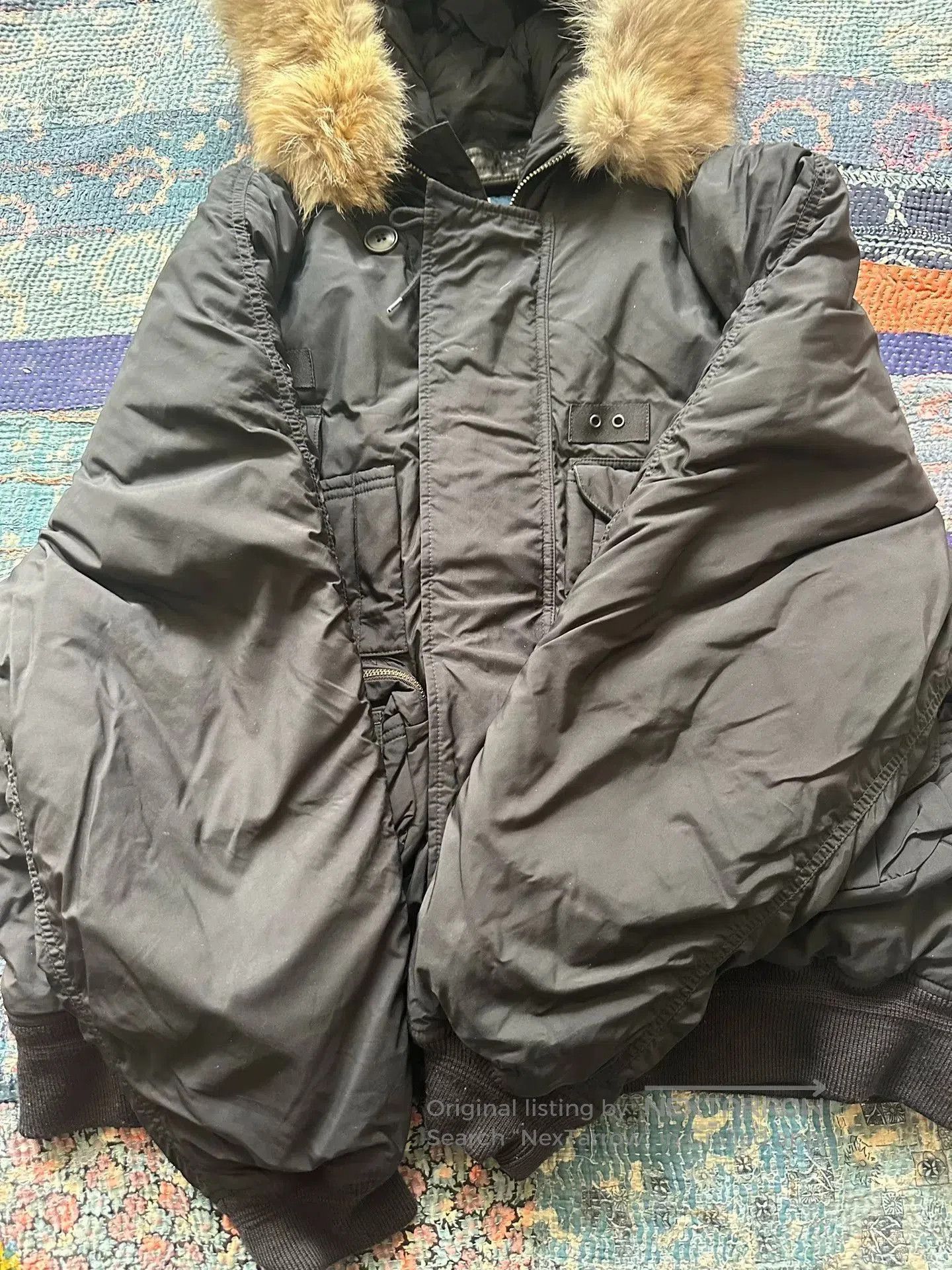 RRL Ralph Lauren ralph lauren black fur collar multi. Size US XL / EU 56 / 4 - 5 Thumbnail