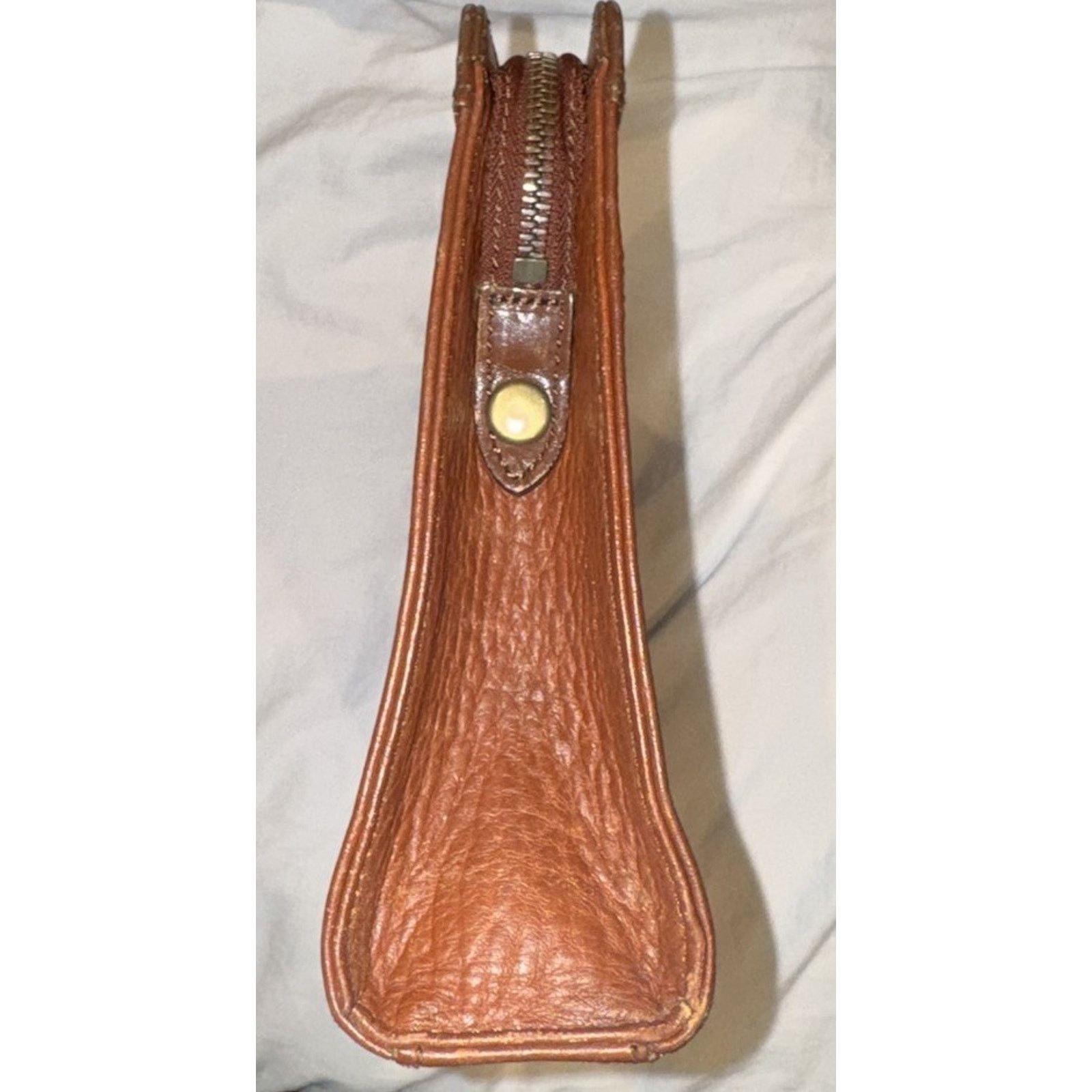 Burberry Burberry Leather Business Clutch Brown Vintage Portfolio Bag Size ONE SIZE - 5 Thumbnail