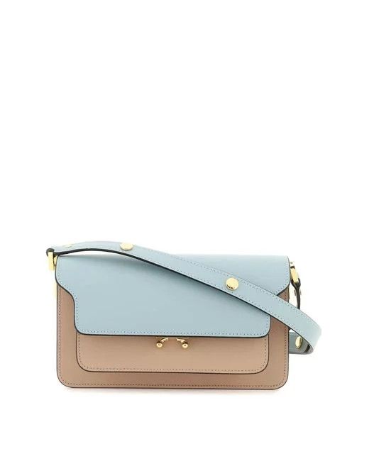 image of Marni O1W1Db10524 Size-Os Leather Shoulder Bag In Multicolor, Women's
