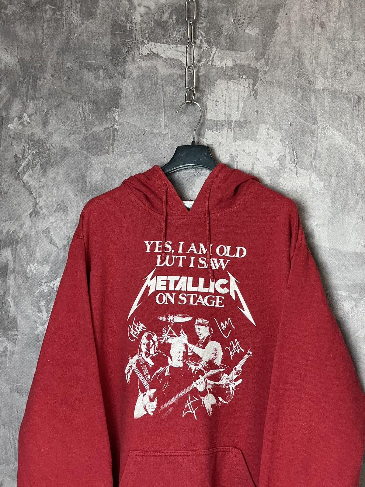 Metallica × Vintage Vintage Metallica Hoodie Y2K Humor Big Logo Size US XL / EU 56 / 4 - 2 Thumbnail