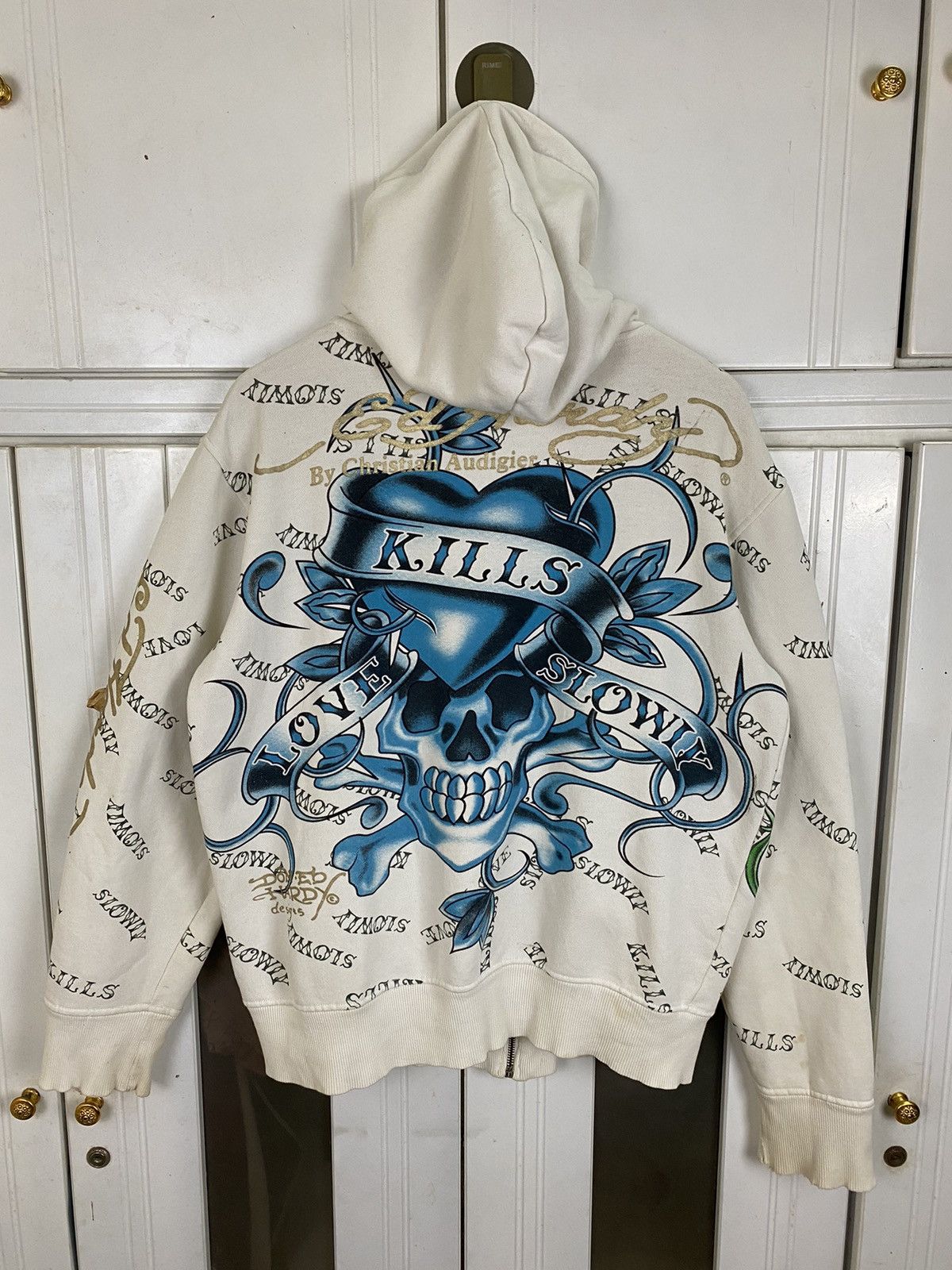 Ed Hardy × Vintage Vintage Ed Hardy By Christian Audigier Hoodies Size US M / EU 48-50 / 2 - 1 Thumbnail